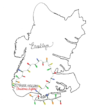 Note: Brooklyn is not scaled and therefore is not accurate. It should be wider.