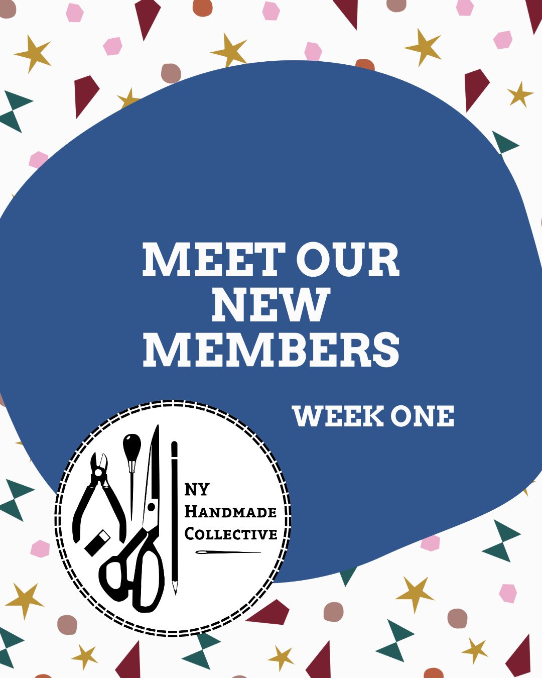 🔹 New Member Spotlight: Part 1 of 5 🔹⁠
We&rsquo;re thrilled to kick off our New Member Spotlight series with the first group of amazing creatives joining the New York Handmade Collective!⁠
⁠
These artists and makers are bringing bold ideas, beautif