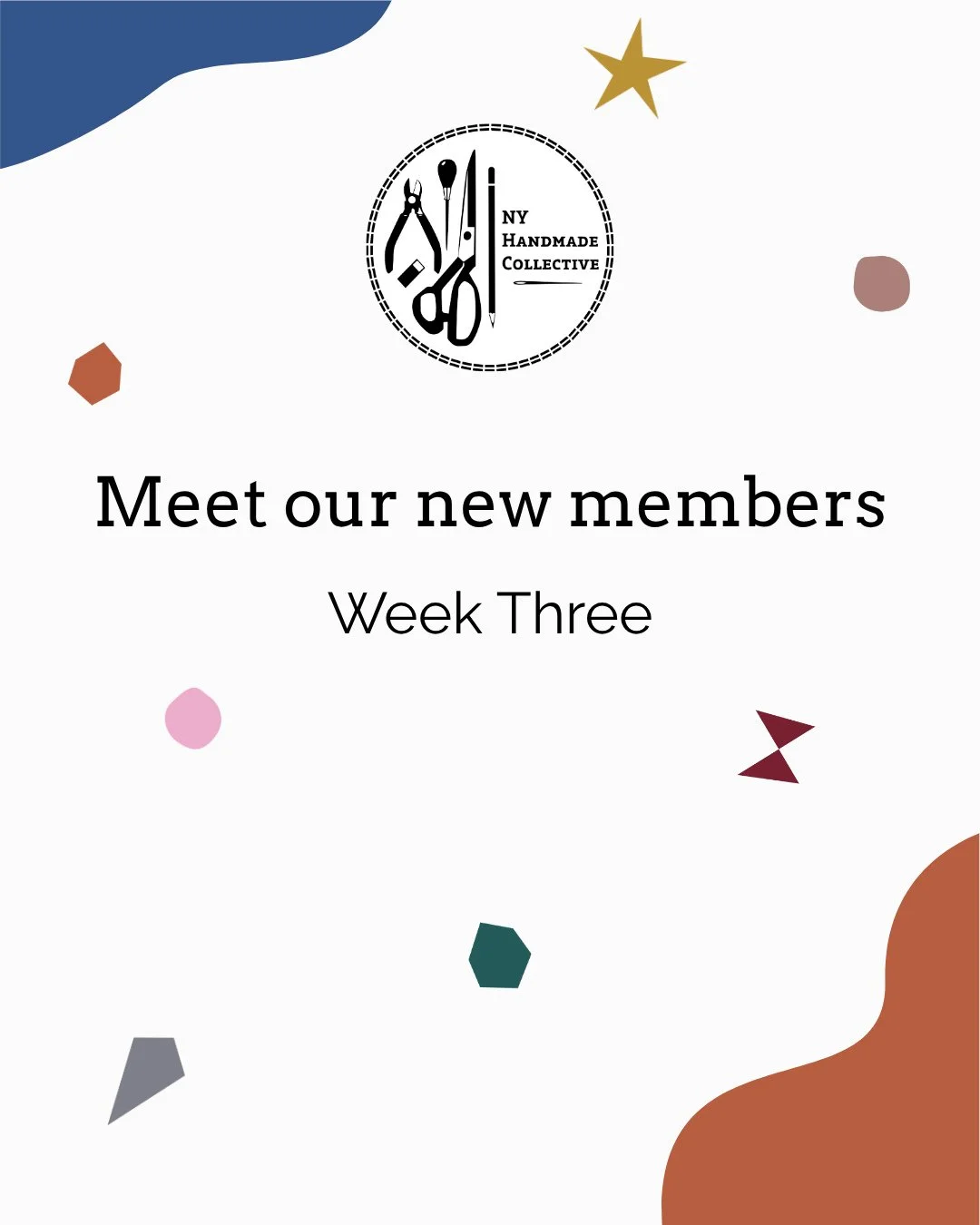 🔹 New Member Spotlight: Part 3 of 3 🔹⁠
We&rsquo;re wrapping up our latest welcome series with another round of incredible makers! Welcome Liubov, Jennifer, Jessica⁠ and Robin!
⁠
🎨 Luba Kholov Art &ndash; @luba_kholov_art⁠
🧵 Woolen Wench Fiber Art