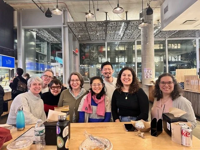 Picture shows smiling faces of some of our NYHC marketing team volunteers.