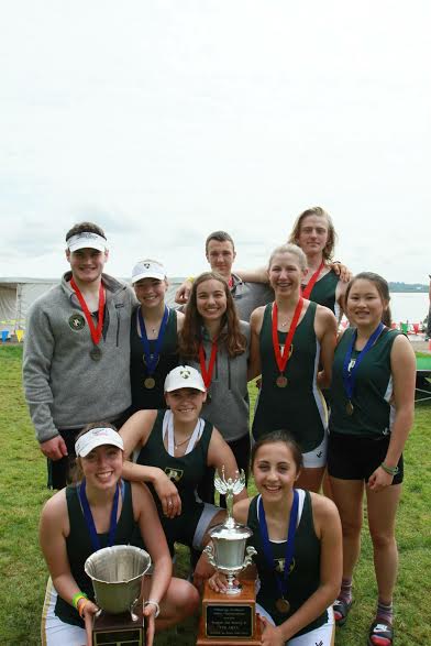 L eft to right standing: Andrew Redd '16, Anna Arntz '16, Gabby Borenstein '18, Thomas Jamrozik '16, Addie Oblanas '15, Jordan Broihier '16, and Melina Slinn '18. Left to right sitting: Lindsey Gibbons 16, Becca Karjian 16, Sydney Kaplan 18. not pictured: Adam Phelan '16 and Kyle Lee 18.