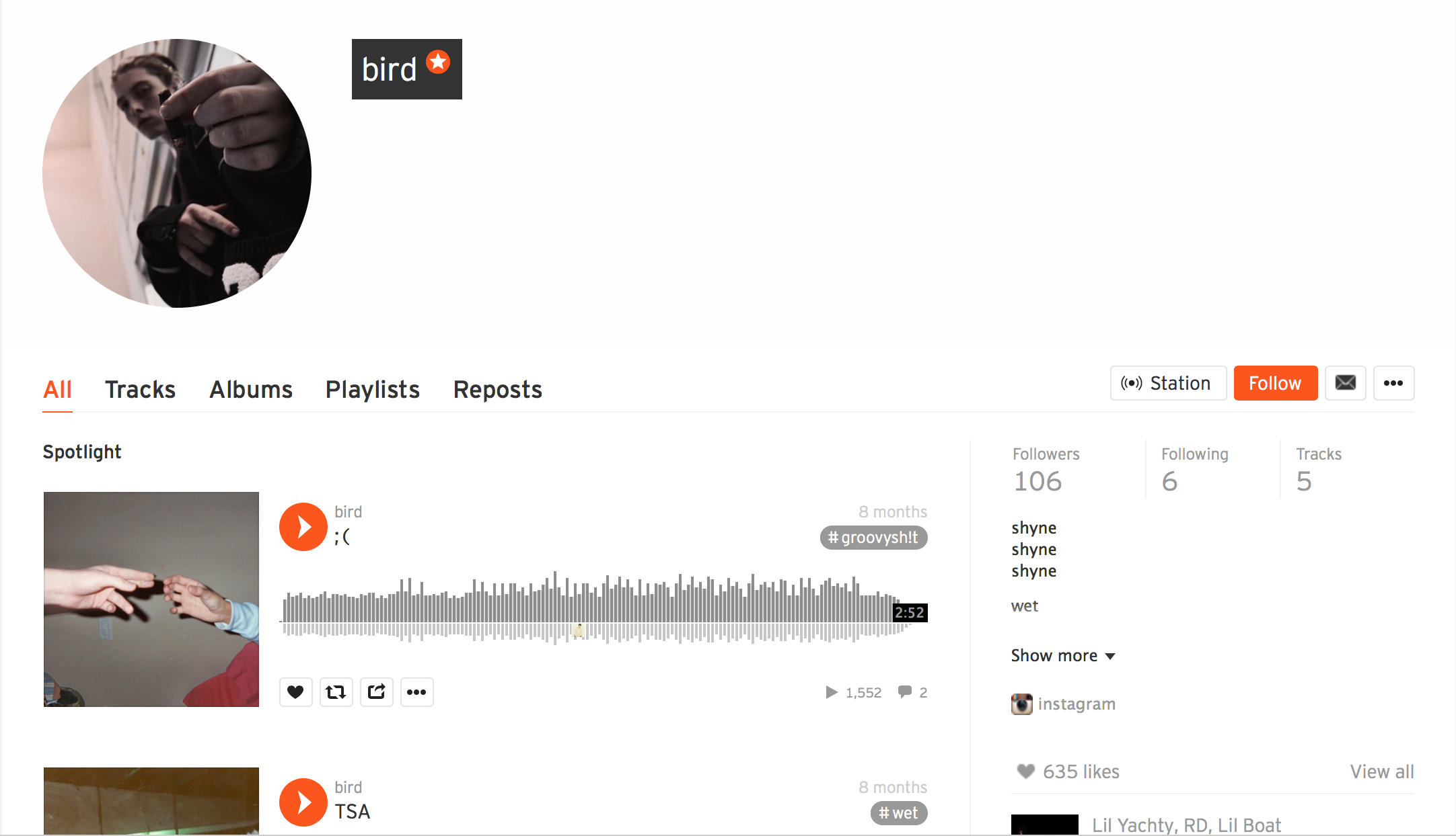 Kian's SoundCloud