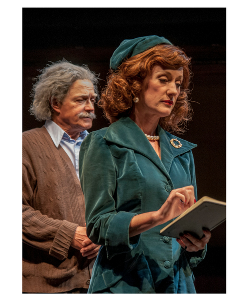Dennis Bateman & Candace Vance in Relativity at Taproot Theatre. Photo by Erik Stuhaug.