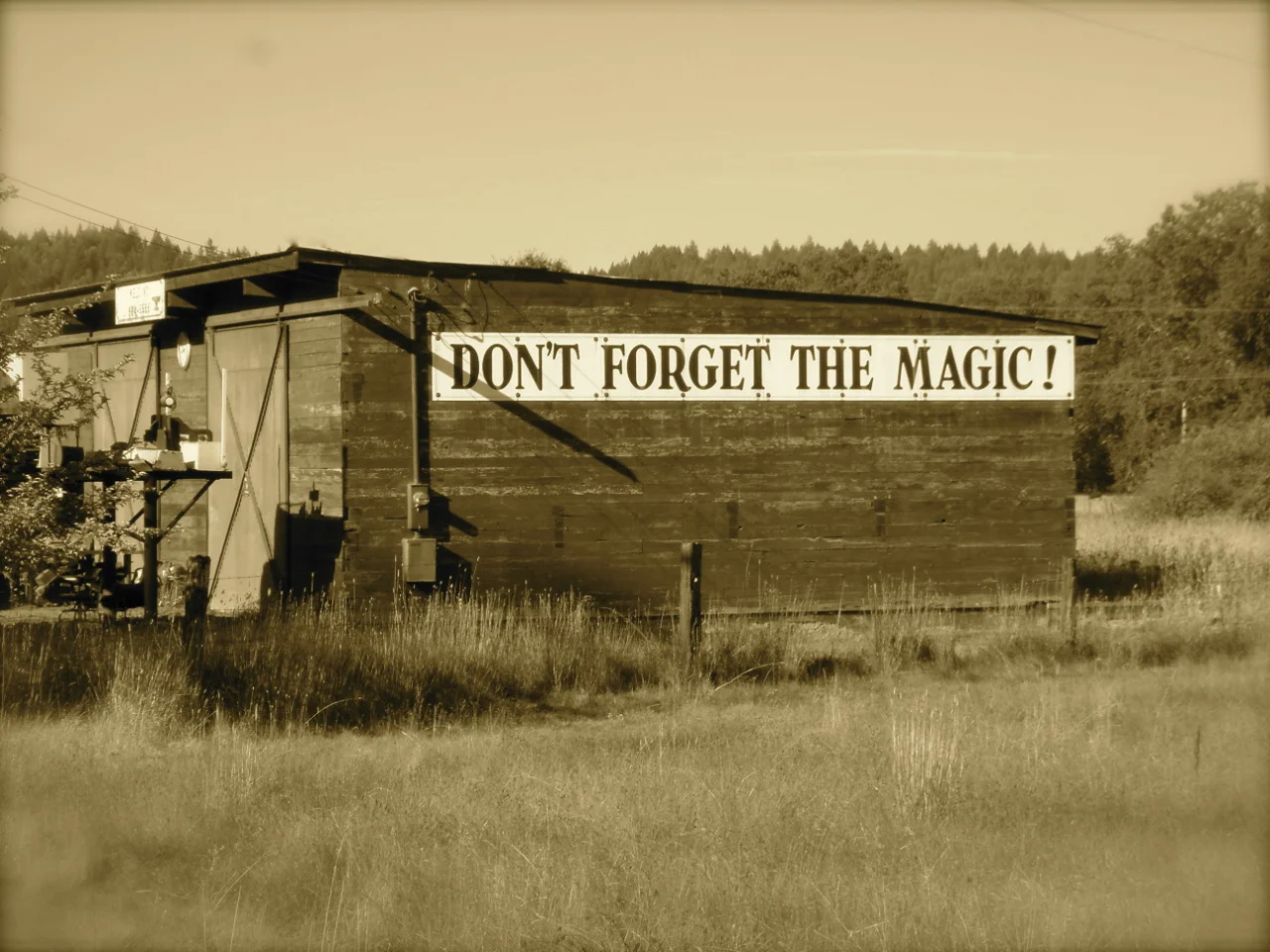 In case we need a reminder...Don't Forget the Magic! (Photo Credit: Deborah Parrish)