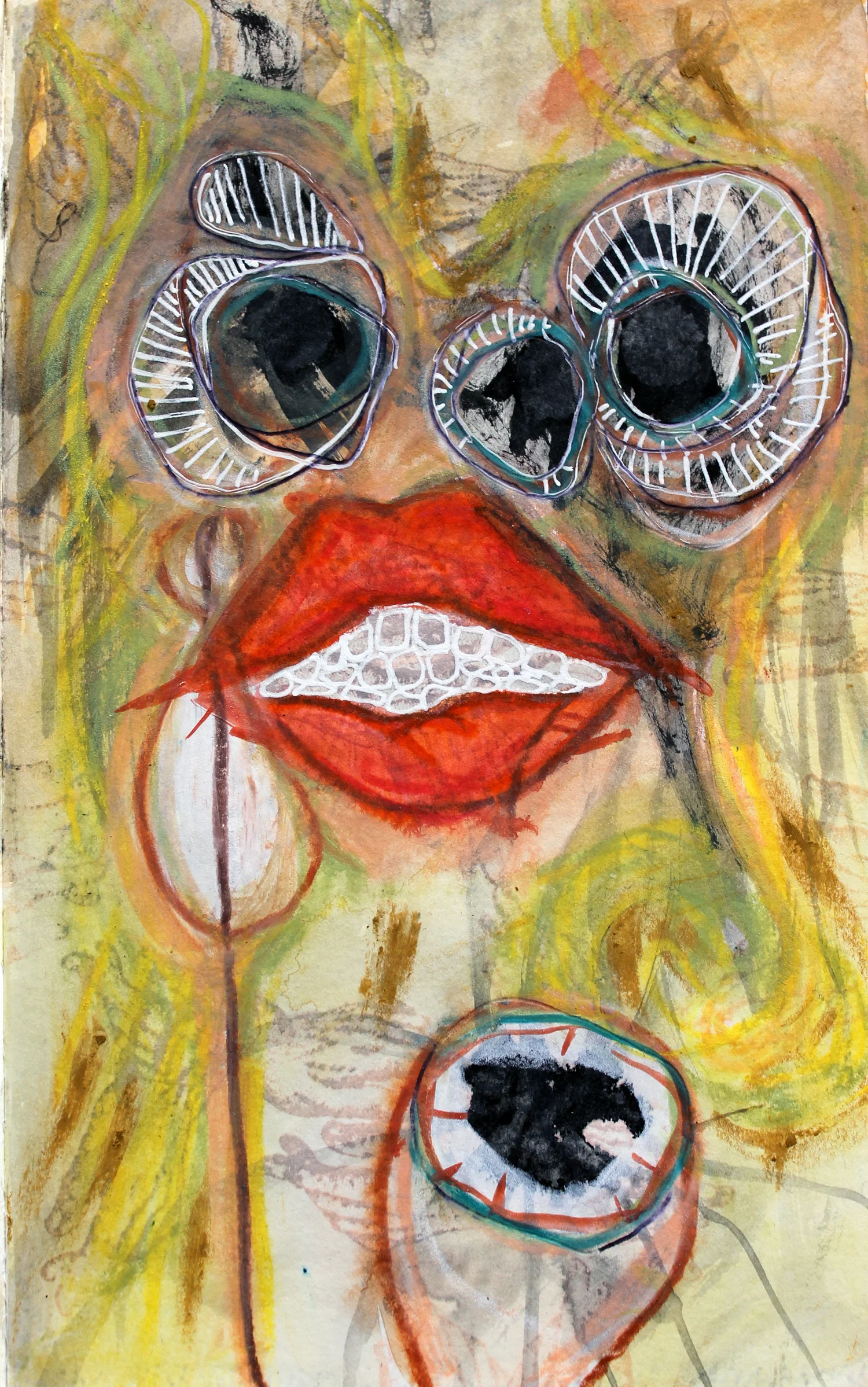  it all gets messy. too many teeth in my mouth. too many eyes in my head. yeah you know the feeling. 