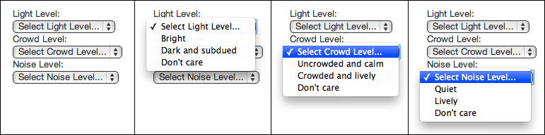 User Preferences