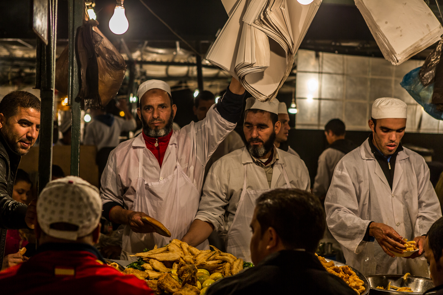 The Stall Owner at Djemaa el Fna