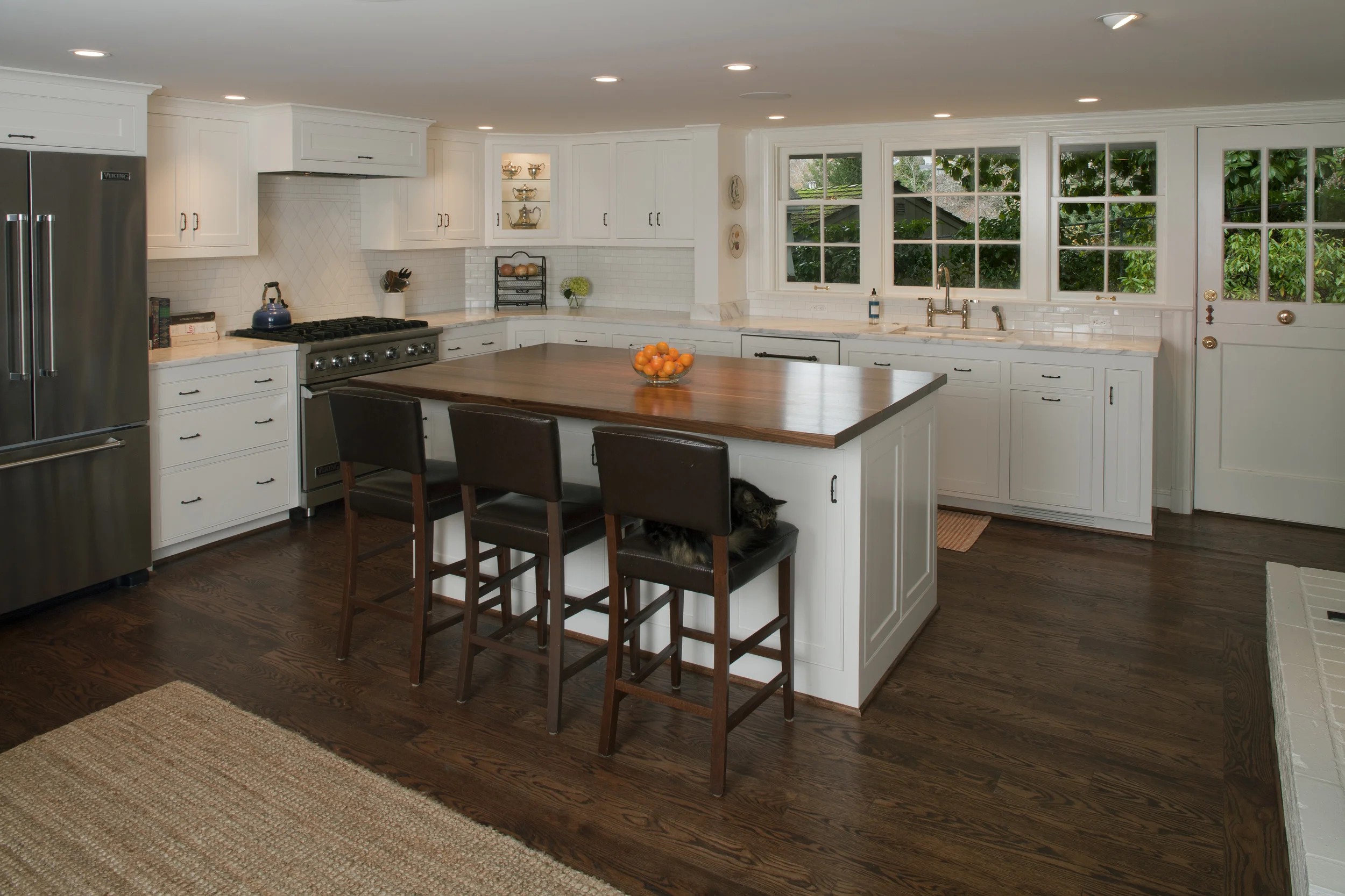 Full Kitchen Remodel including a steel structural beam to enlarge the old kitchen.
