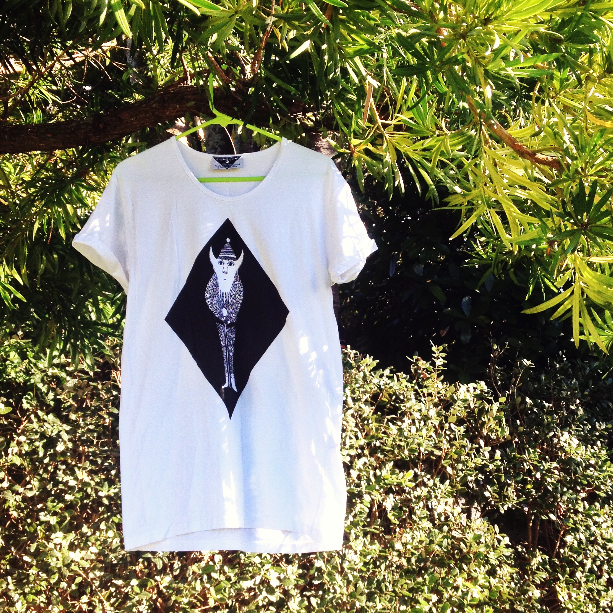 Kingdom of Klah tee, his name is Mystic Charles and he has a secret. Love these organic tees with their amazing illustrations