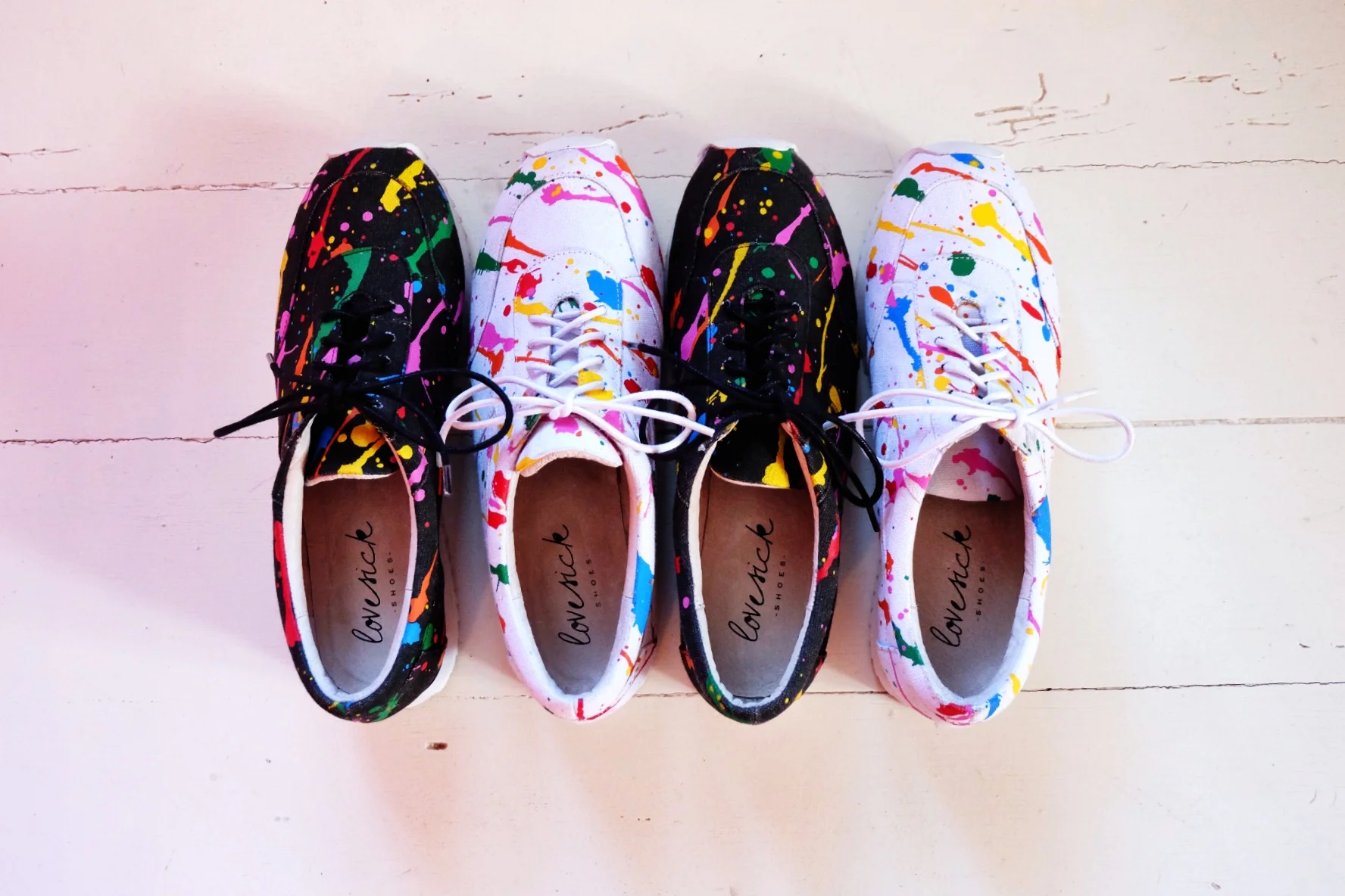 fun Felix shoes from Love Sick. Love sick is Chaos and Harmony 's little sister. 