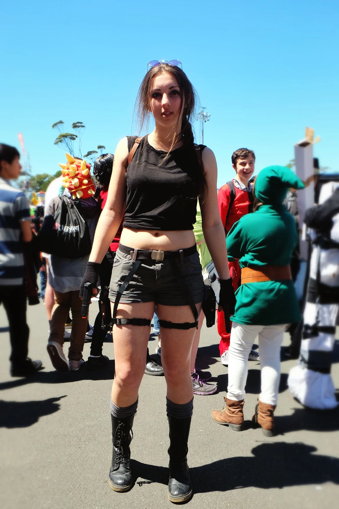 Laura Wotton (i know her as Molly) dressed as Lara Croft