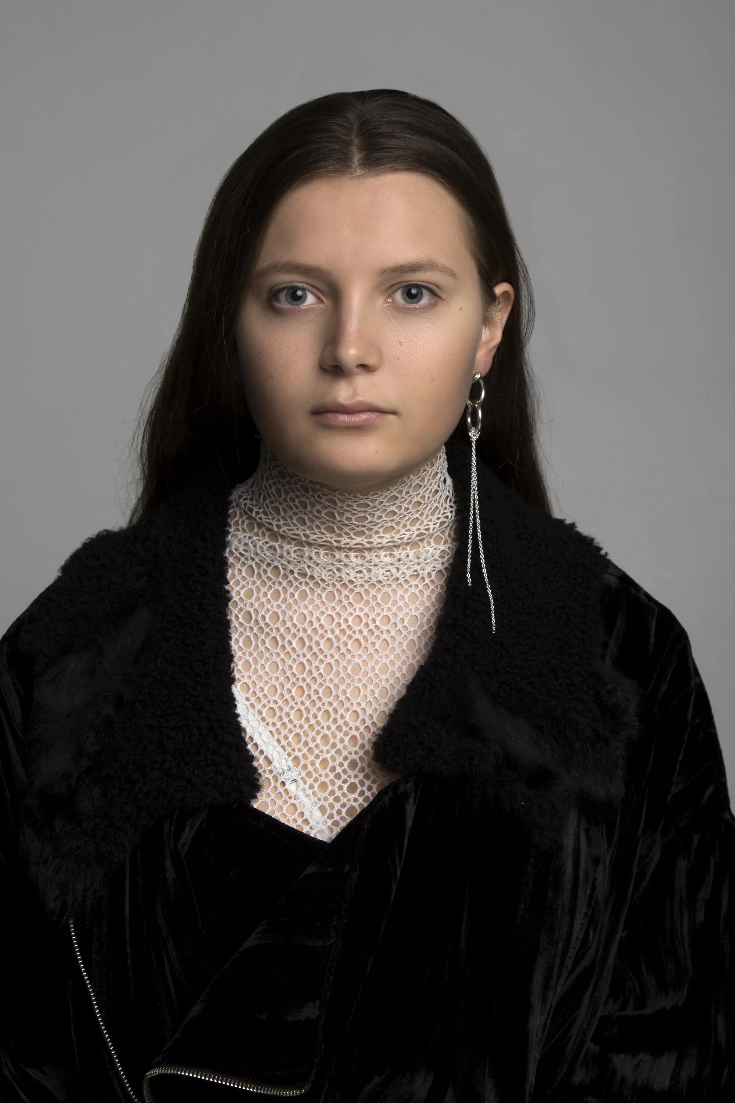 Meadowlark Double Halo Chain ,  Taylor UNDONE TUNIC  with  Jimmy D BRUISE PRISTINE Jacket