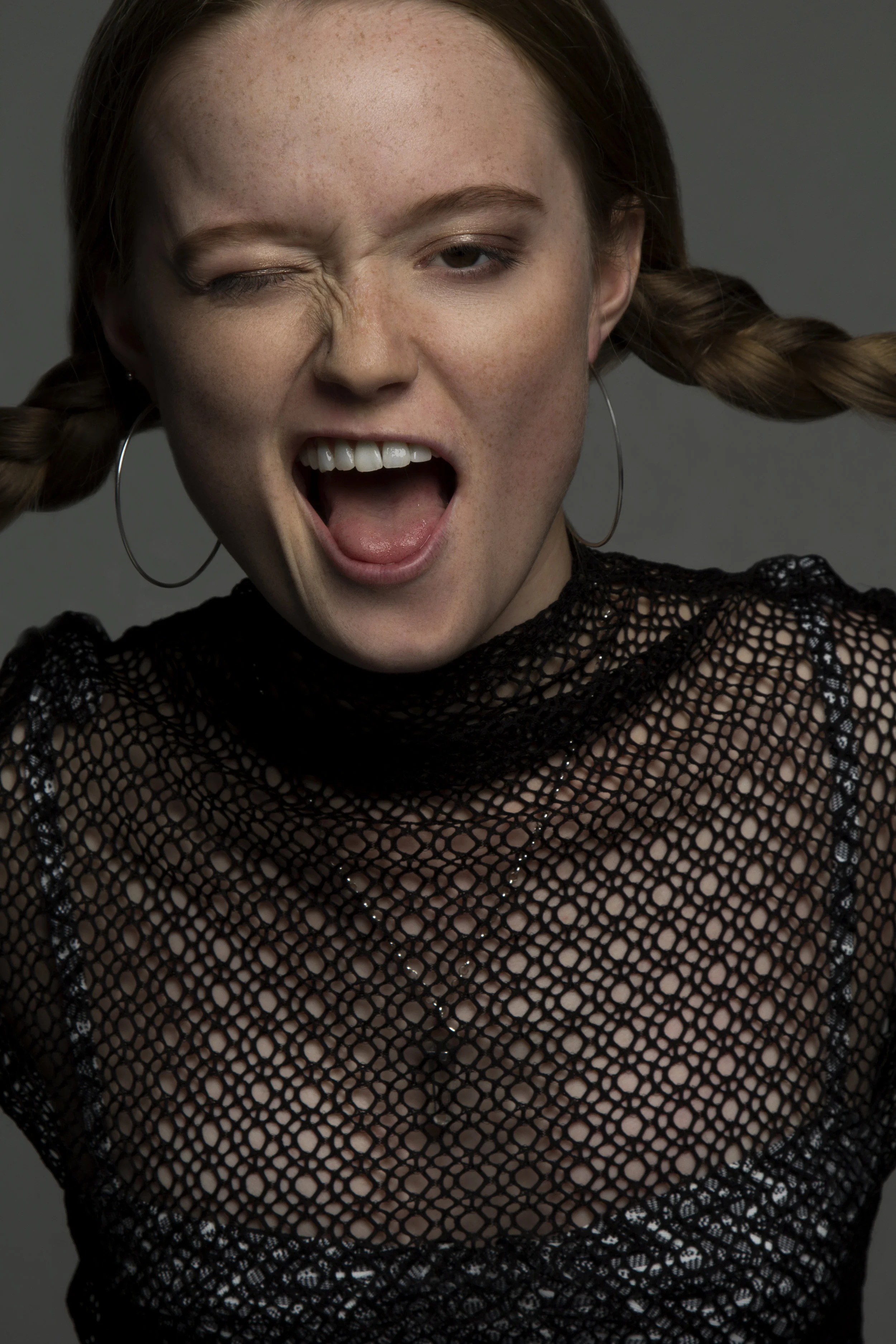 Taylor Undone Tunic &nbsp;with  Underground Sundae LOBSTER HOOPS &nbsp;And  Lonely Edie Bikini