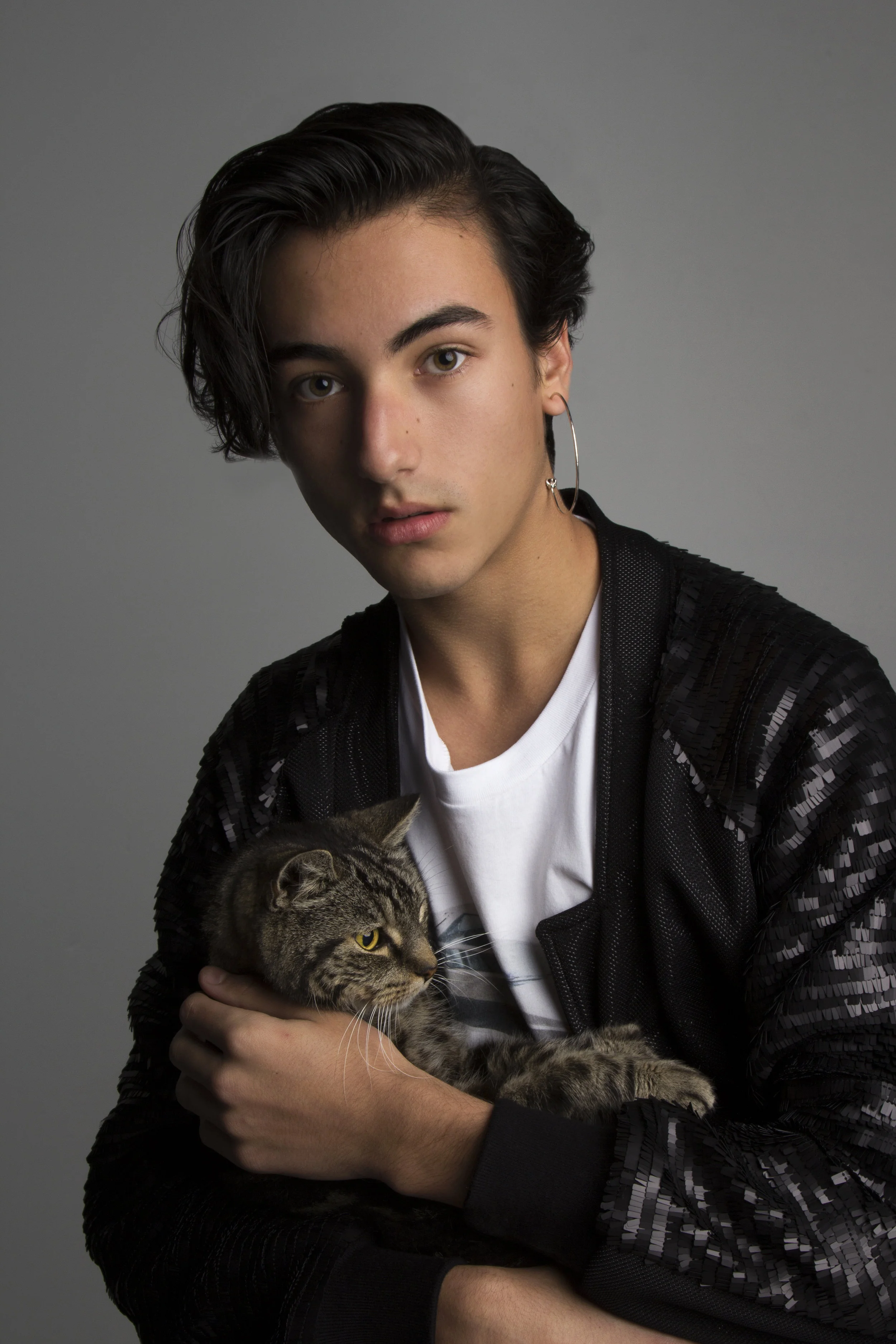 Jarrad Godman Jacket with Underground Sundae LOBSTER HOOPS and Jojo Ross Boomerang tee And Of Course Ultratec Thermal Radar the Cat! 