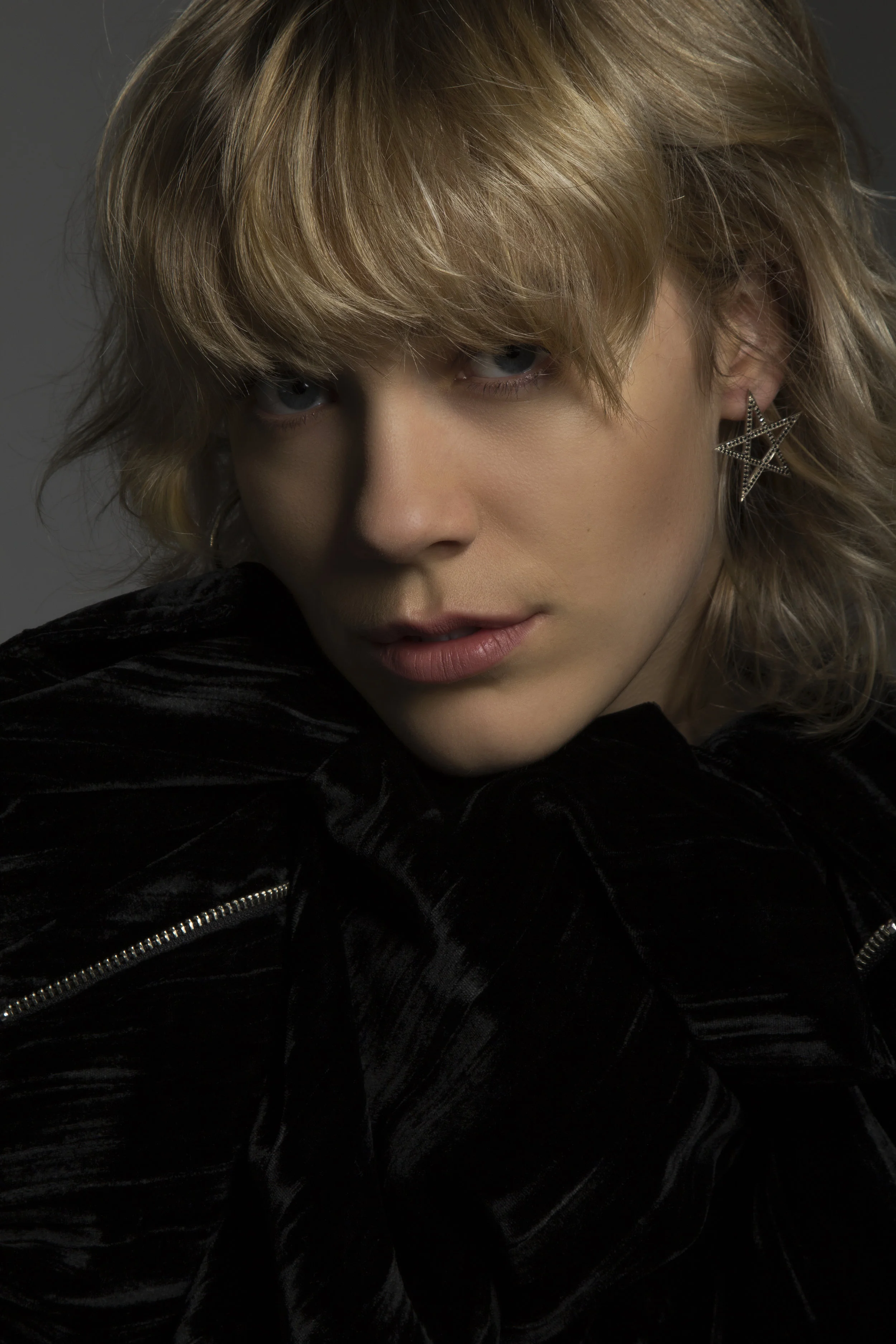 Meadowlark Pentagram earrings