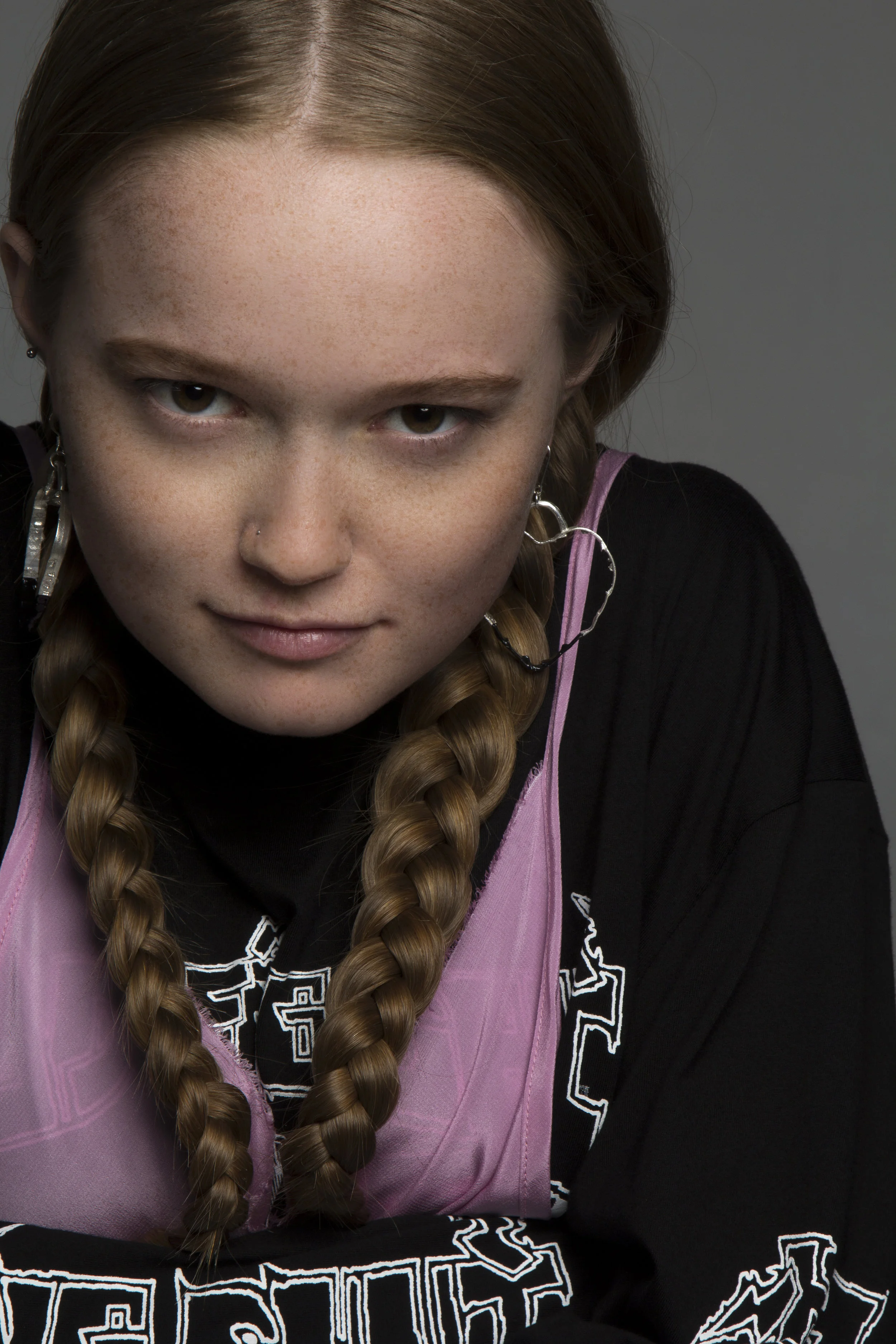 Jimmy D Cursed Tee ,&nbsp; Underground Sundae MILK BOTTLE HEART EARRING &nbsp;with  Jarrad Godman Dress