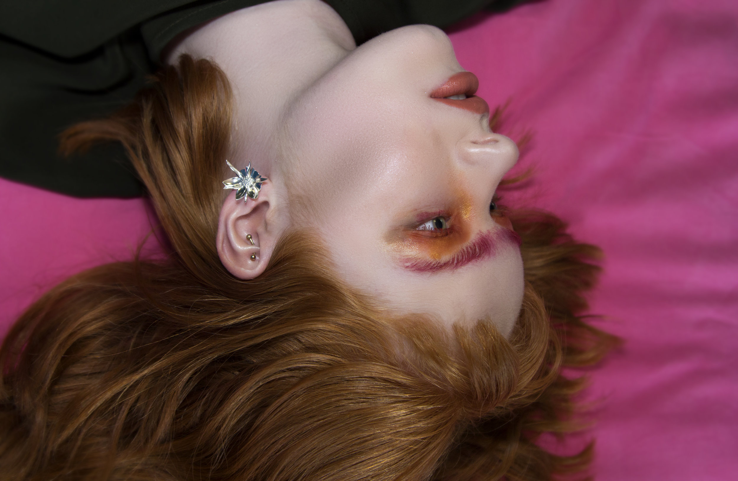 Meadowlark Wildflower earring in large.