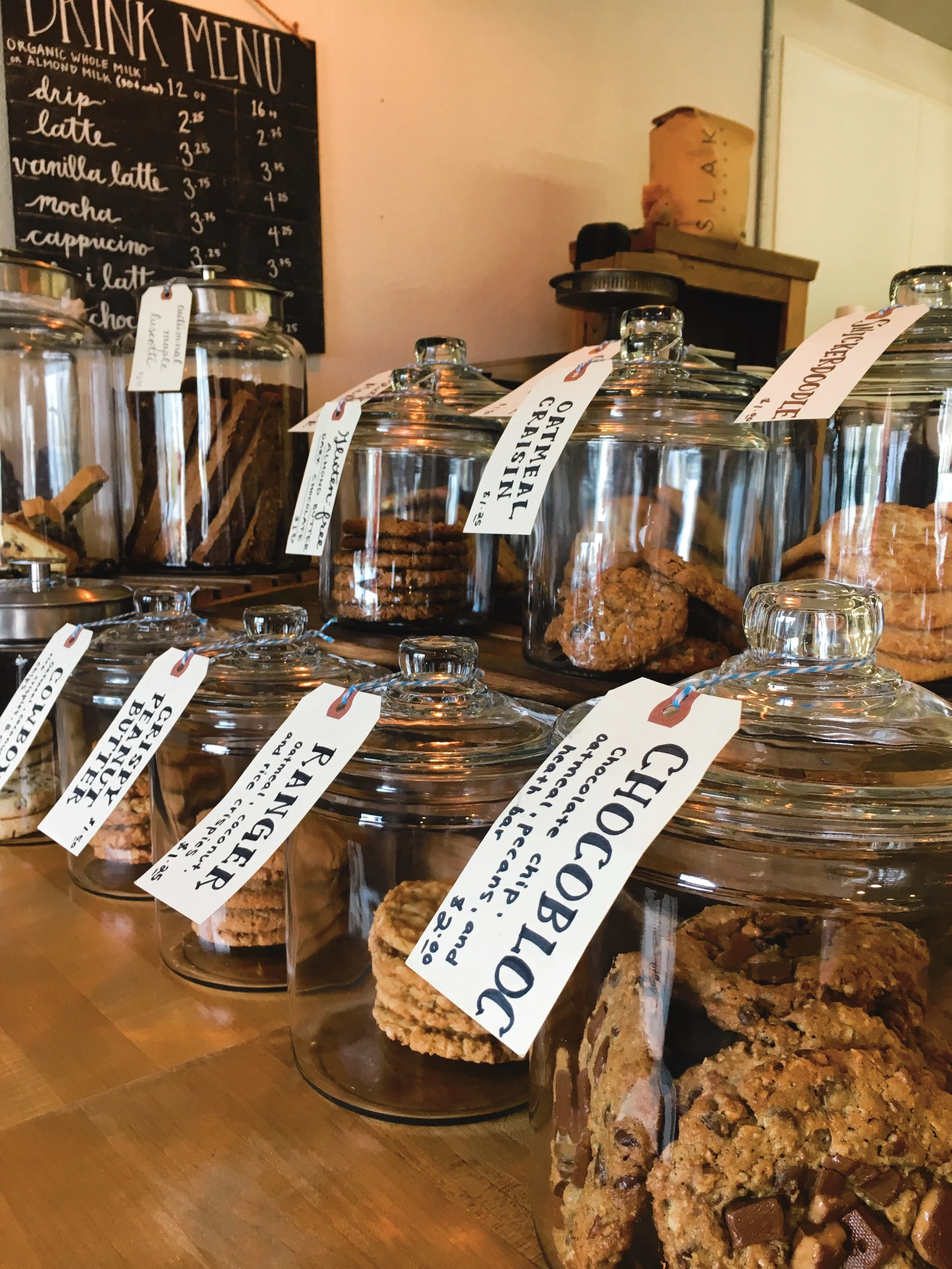 Daily cookie selection.