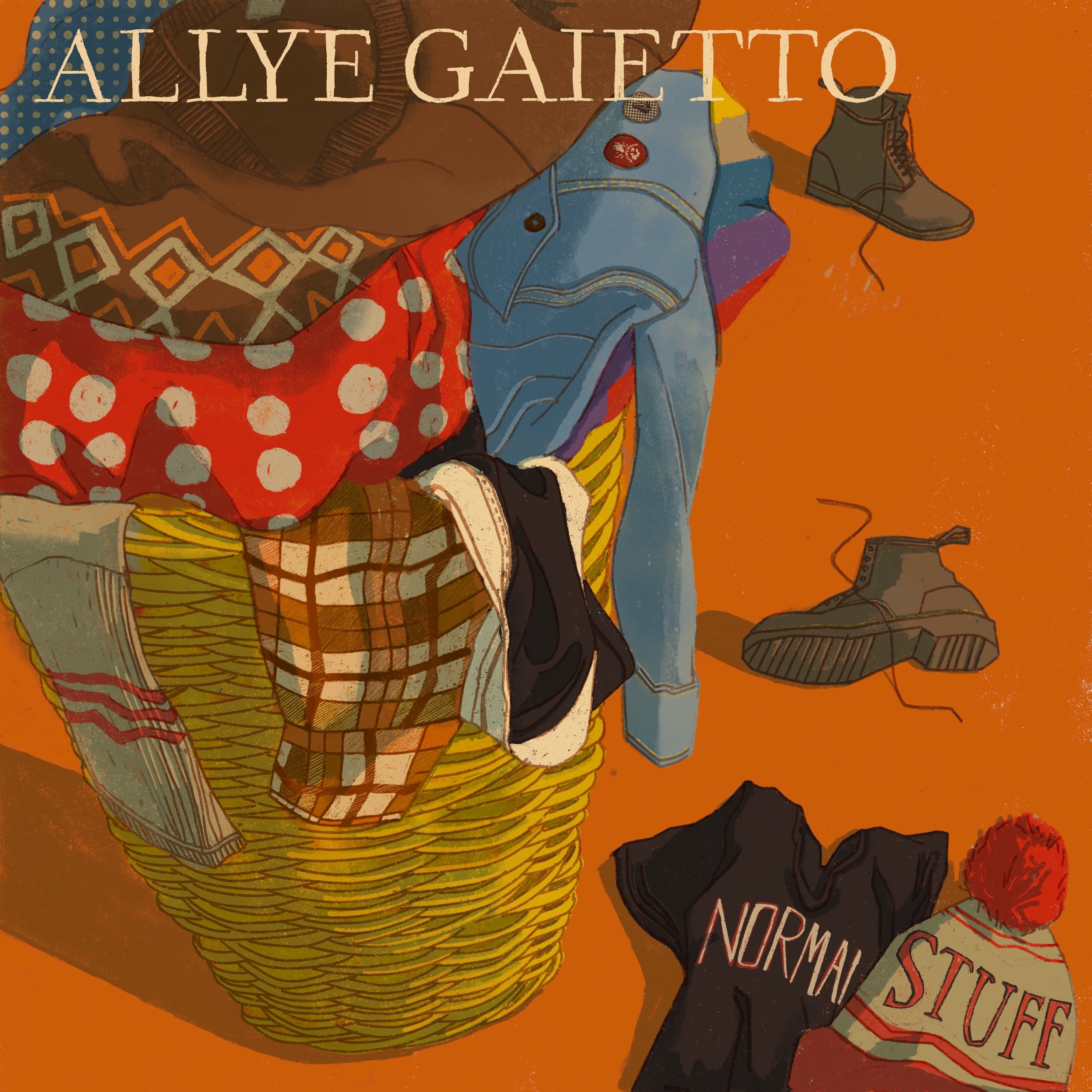  Cover for the single “Normal Stuff” by musician Allye Gaietto  