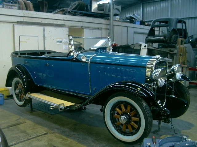 After painting the vehicle was assembled ready for the owner to complete the upholstery. 
