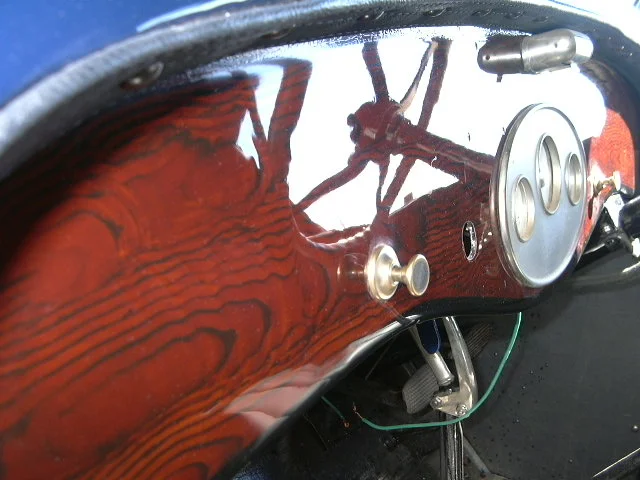 The chassis was completely stripped down and overhauled. The engine was completely rebuilt.