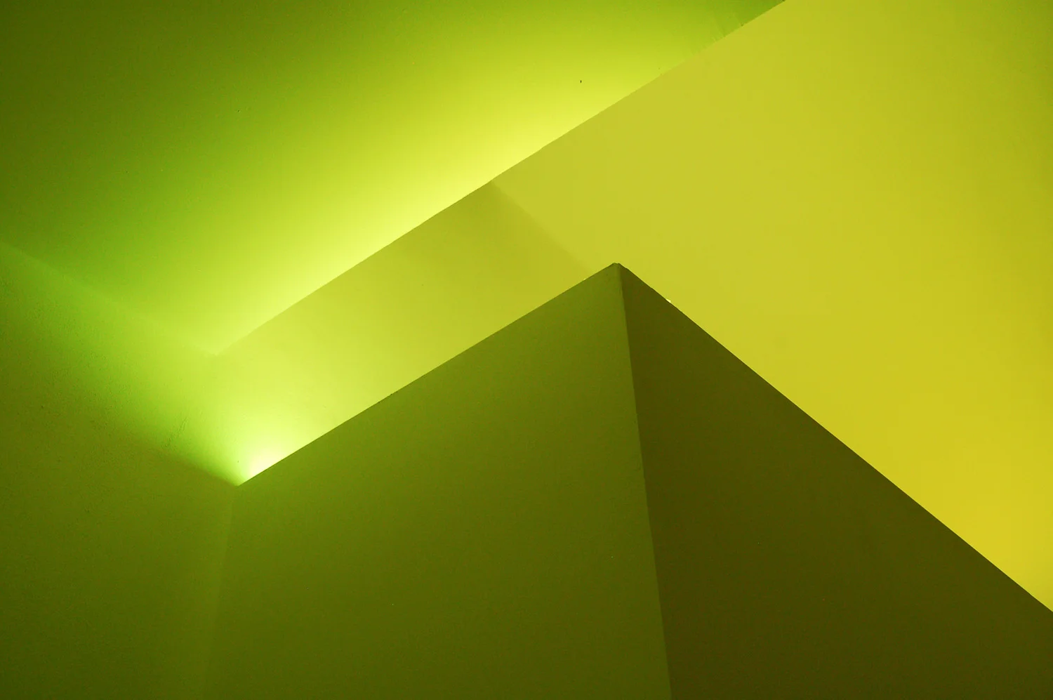 Die indirekte Beleuchtung inszeniert Körper und Räume