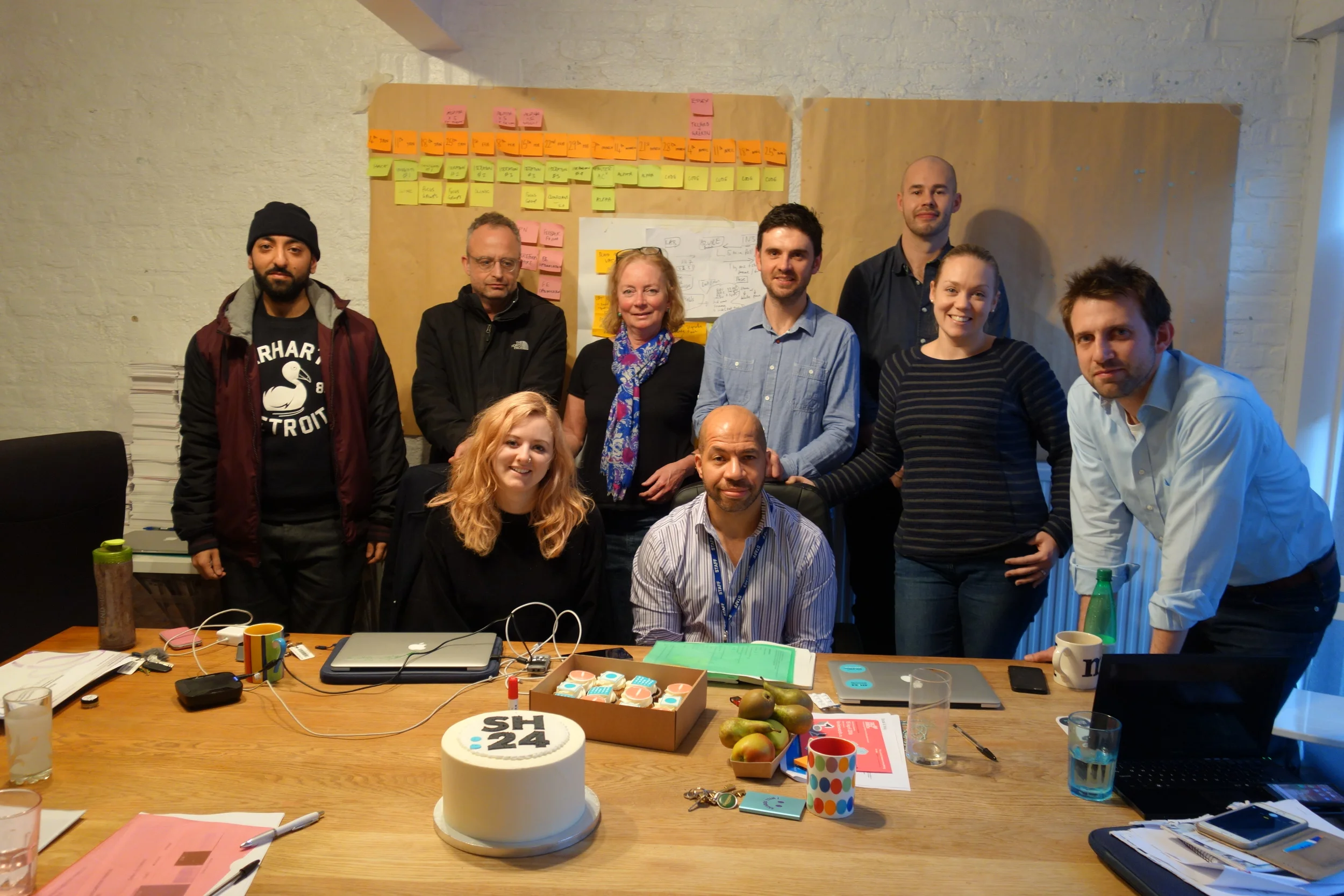 SH:24 team have some well deserved cake