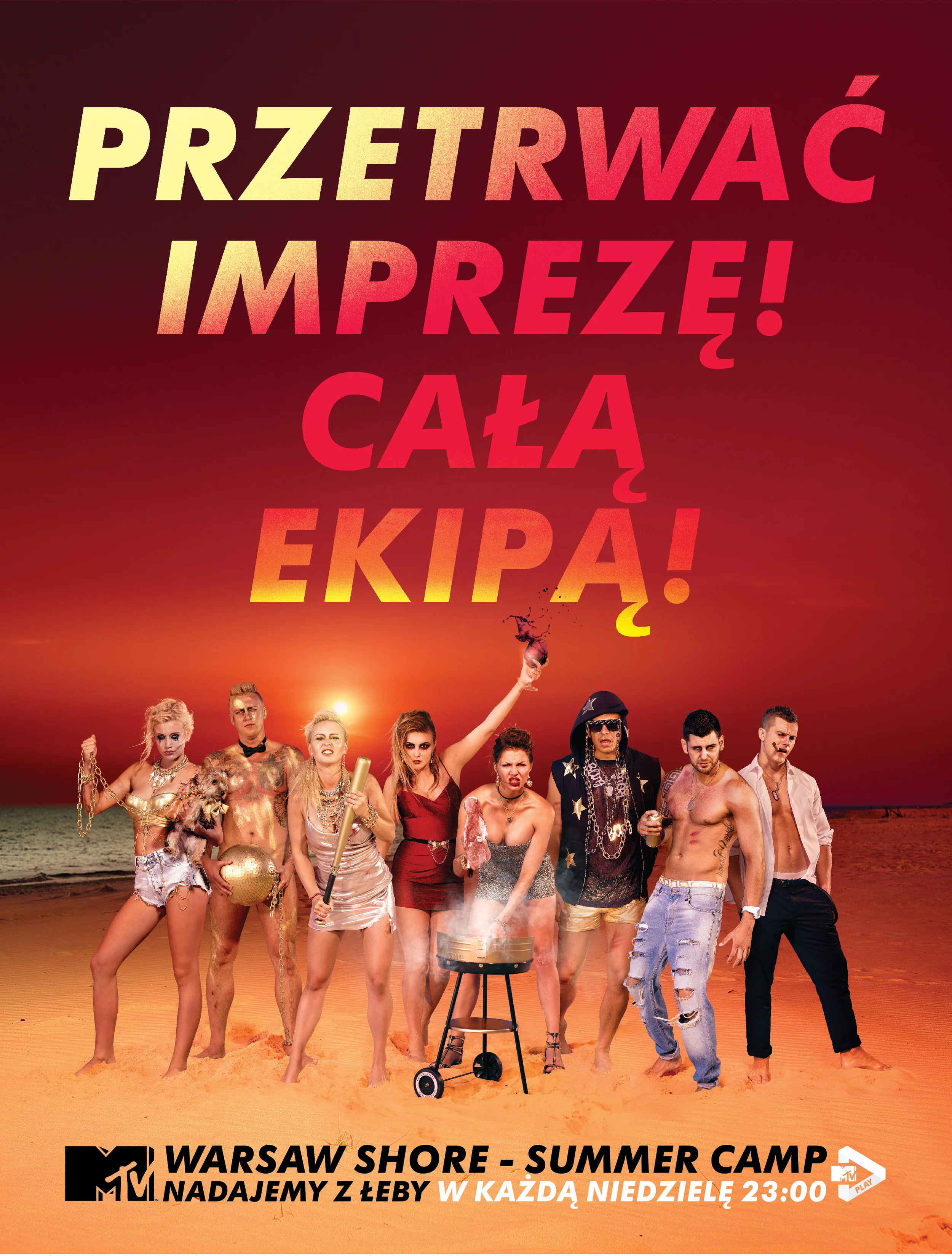 "SURVIVING THE PARTY, WITH THE WHOLE CREW!"