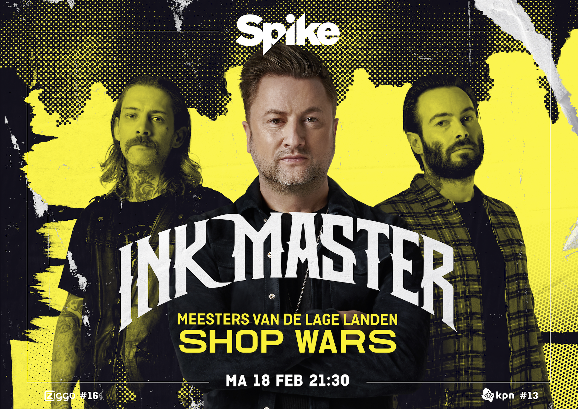 Key-Art for the outdoor and digital campaign to promote “Inkmaster: Shop Wars - Masters of the lowlands”
