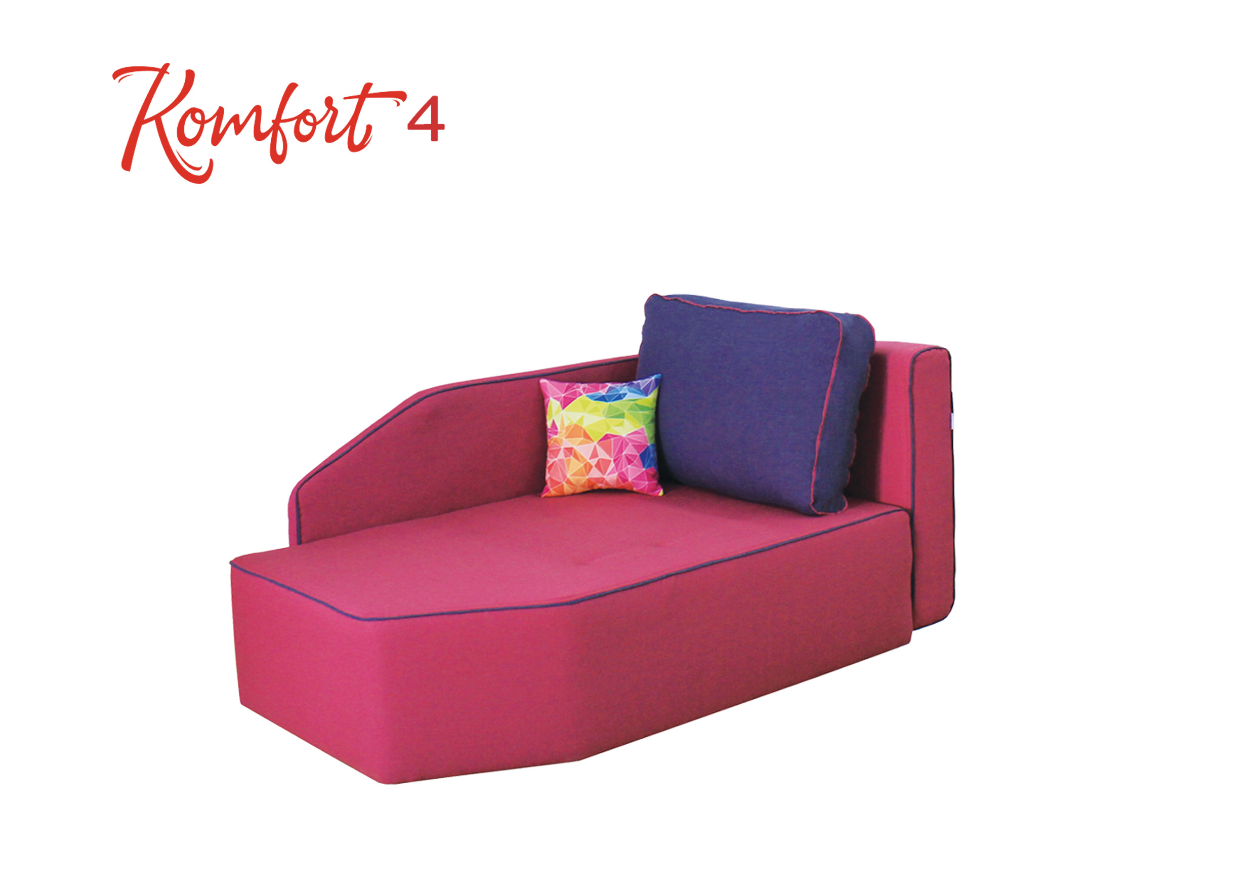 Komfort 3,4 Frame - pine timber, Filling: chipboard, laminated chipboard and fiberboard. rubber strap, polyurethane foam, fleece, ground polyurethane foam (chips), upholstery material) Niche for linen - Available The mechanism of transformation - evroknizhka The total size (depth / width / height) - 1.50 x 0.83 x 0.70 Sleeper deposits 1.96h0.80