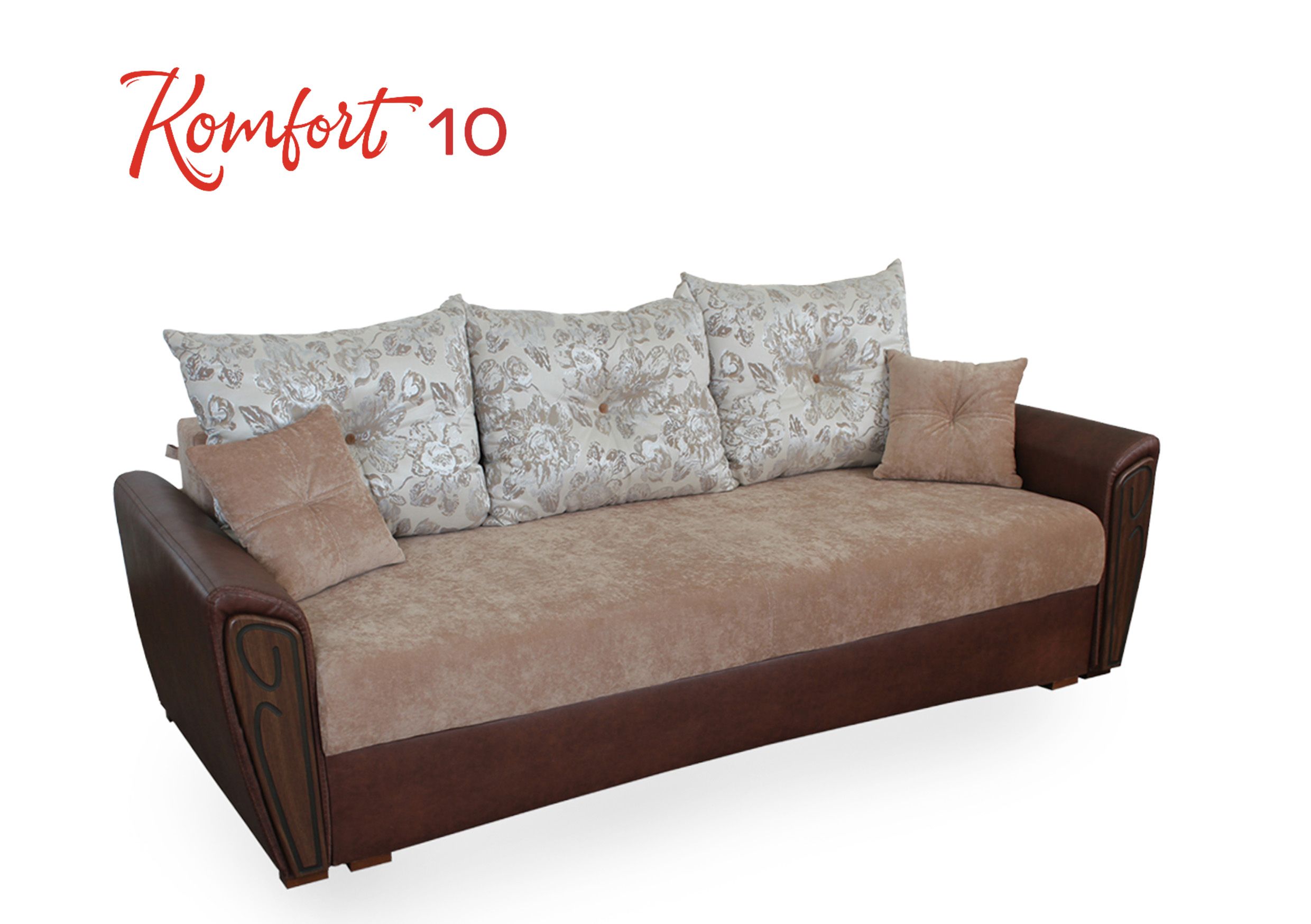 Komfort 9, 10,11,12 Frame - timber oak, pine, chipboard, laminated chipboard, fiberboard, hardboard laminated. Filling: bonel spring, rubber belt, felt, polyurethane foam, fleece, padding polyester, ground polyurethane foam, upholstery fabric Niche for linen - Available The mechanism of transformation - evroknizhka The total size of Sofa (depth / width / height) - 1.10 x 2.37 x 0.95 Sleeper deposits 1.50 x 2.00 The total size of Corner sofa (depth / width / height) - 1.58 x 2.38 x 0.95 Sleeper deposits 1.50 x 2.00