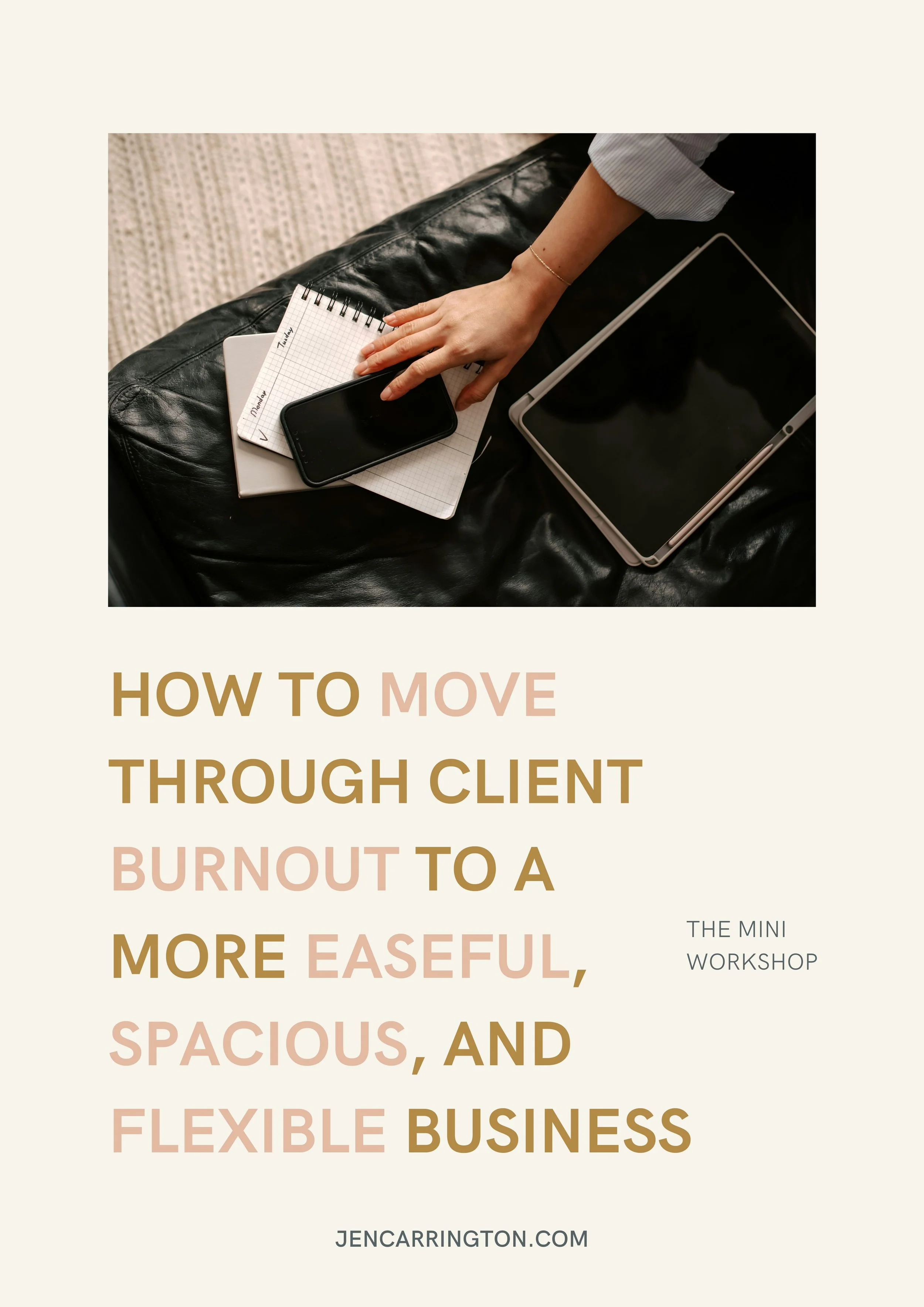 How To Move Through Client Burnout To A More Easeful, Spacious, &amp; Flexible Business