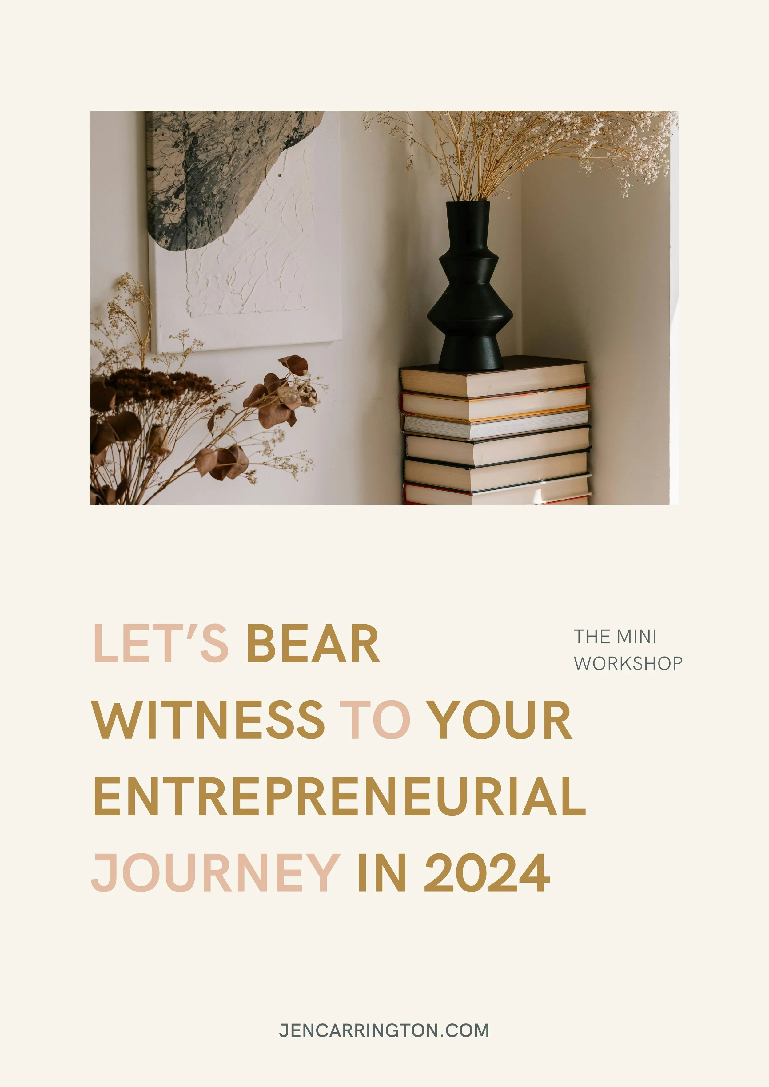 Let's Bear Witness To Your Entrepreneurial Journey In 2024