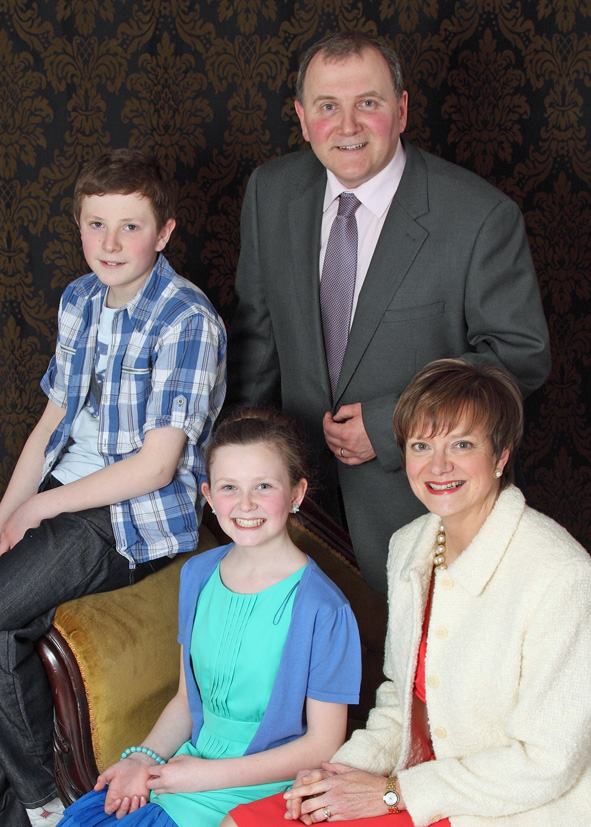 eugene,miriam, laura and eamonn hamill, 