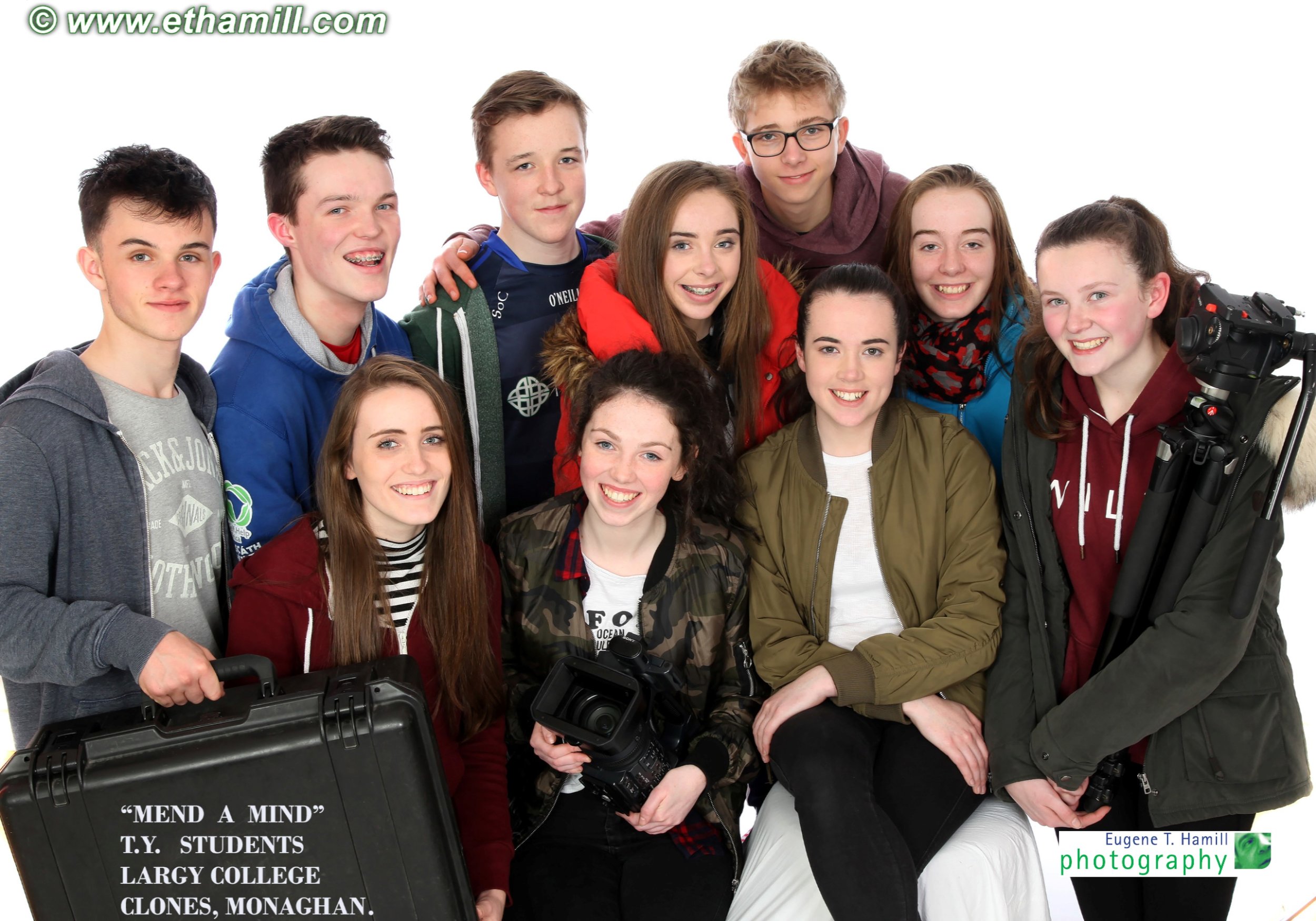 Sean Bonner, Eoghan Courtney, Simon O'Connell, Leon Ackermann(visiting exchange student from Berlin), Katie Cooper, Eimear McPhillips, Cliana McCarville, Katie Monaghan, Orlaigh Flanagan and Laura Hamill. Not in image, went home a little earlier Cliona Carolan, Niamh Poynton & Aoife Fitspatrick.