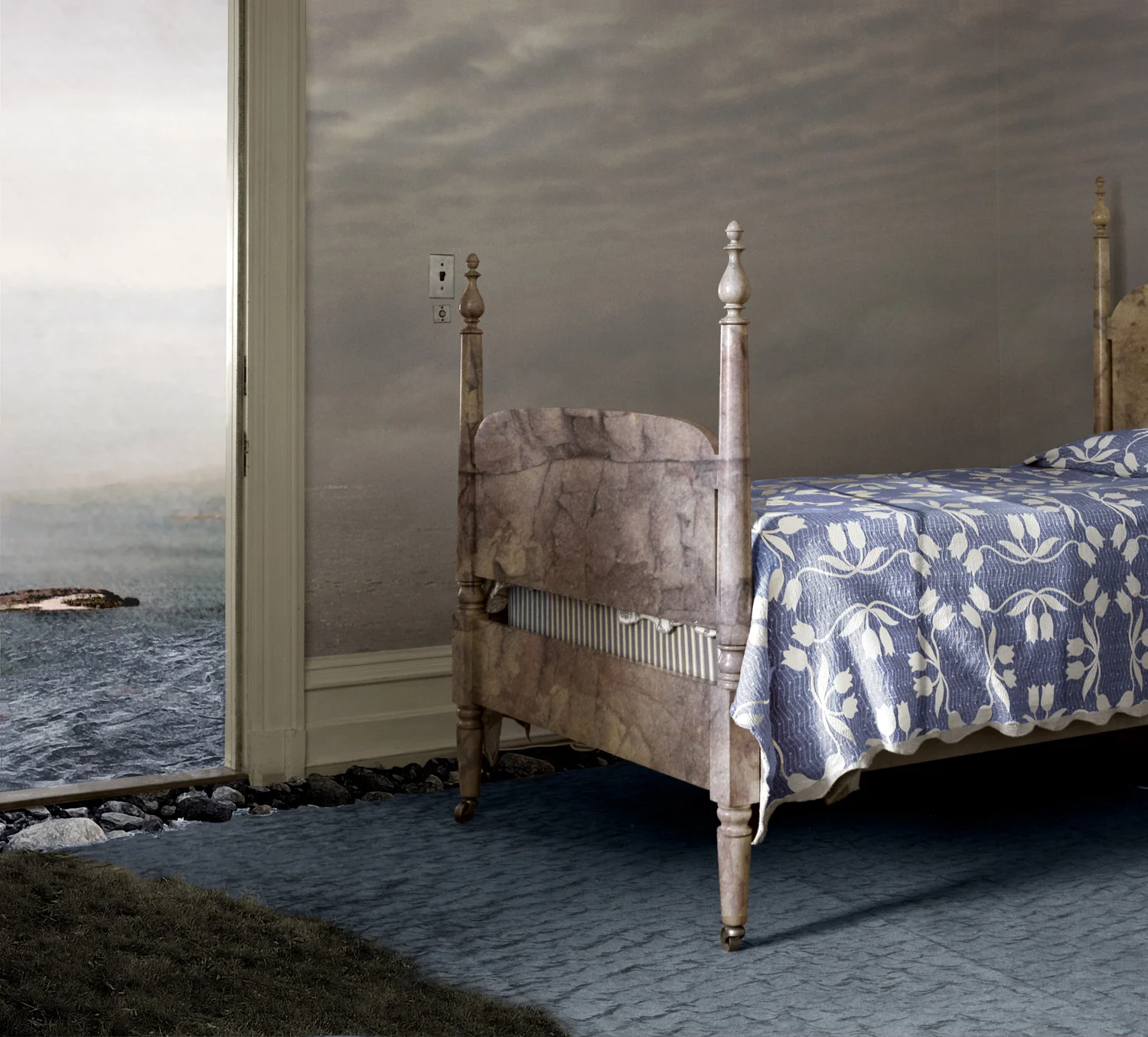 Home From the Sea 2006 digital montage realized as archival pigment print 20" x 22"