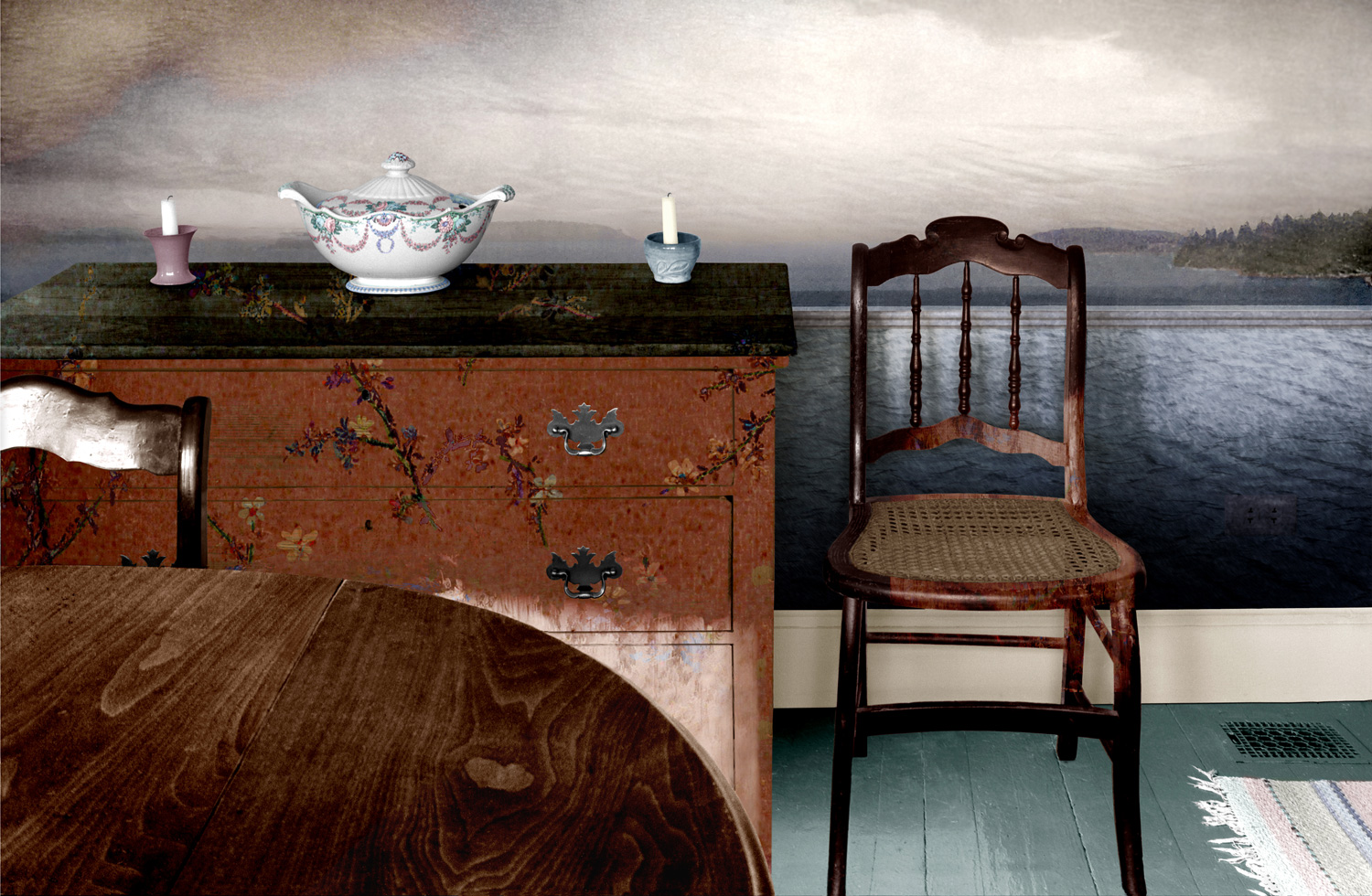 Legacy 2006 digital montage realized as archival pigment print 20" x 31"