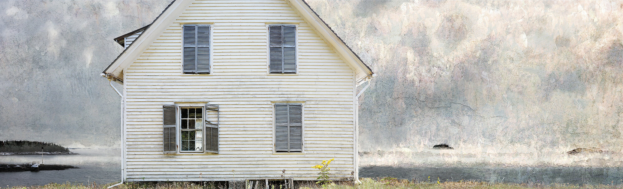 Looking South - 2019 - digital montage realized as archival pigment print