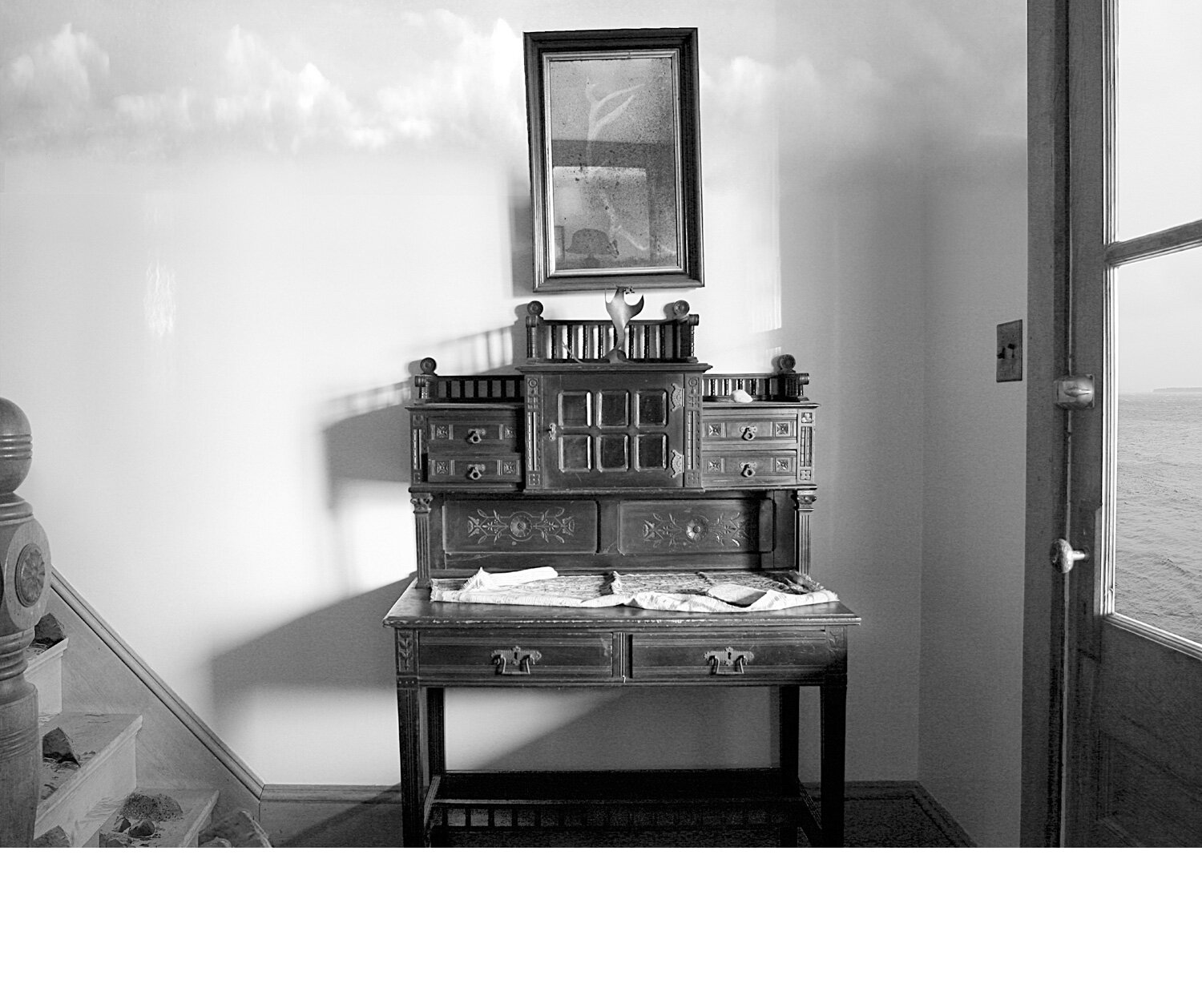 The Sentinel 2007 digital montage realized as archival pigment print 20" x 28"