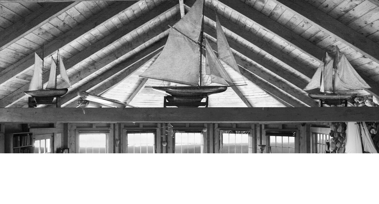 Lost at Sea 2007 digital montage realized as archival pigment print 20" x 49"