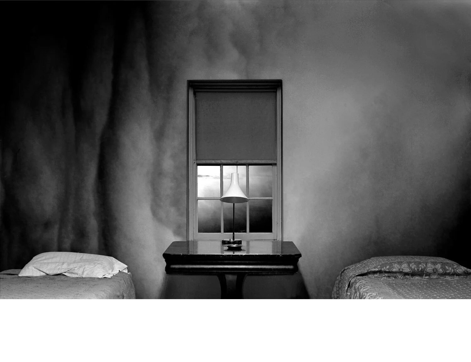 Unforgiven 2005 digital montage realized as archival pigment print 20" x 32"