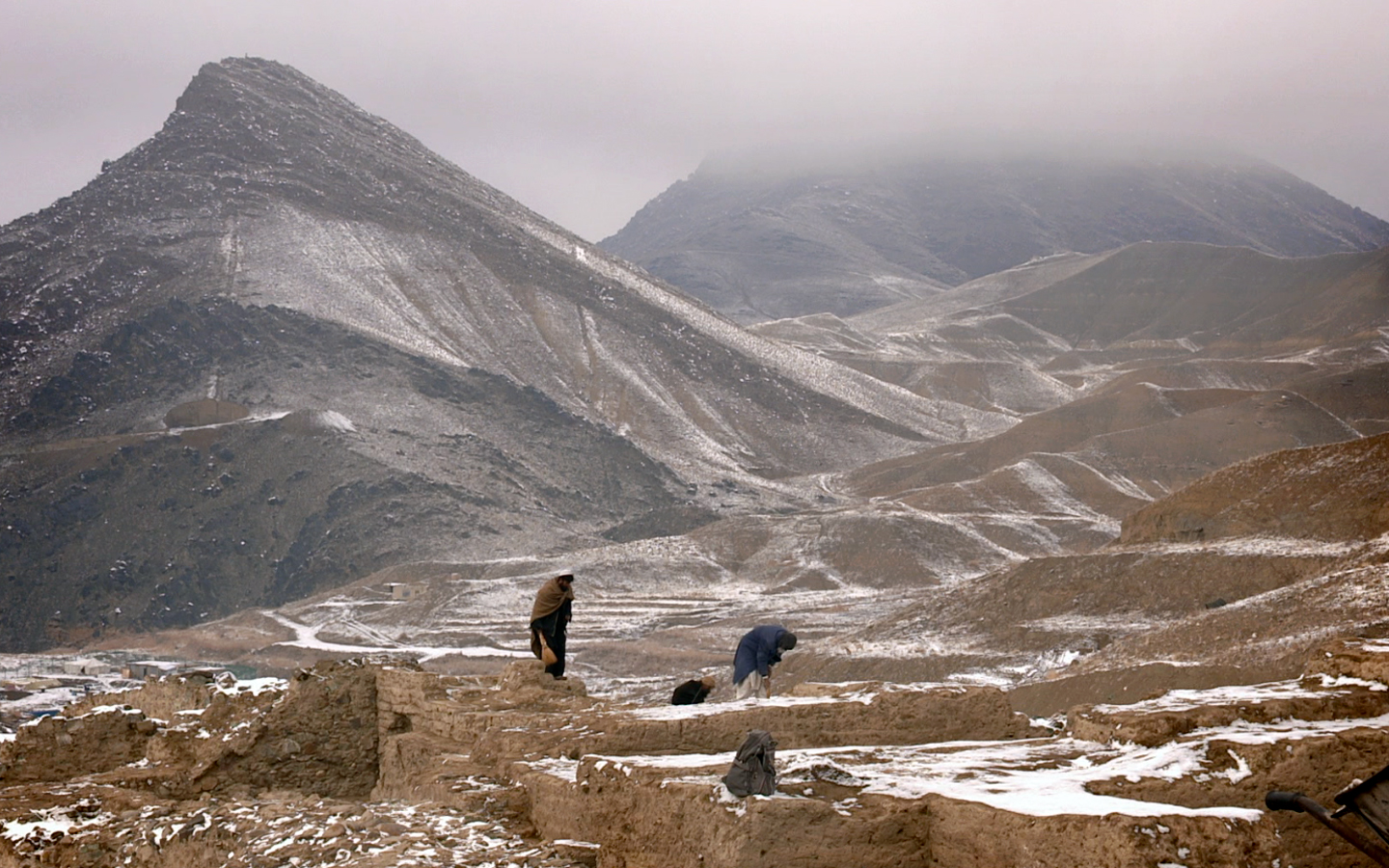 A beautiful shot of Mes Aynak and the surrounding countryside. Photo by Brent E. Huffman