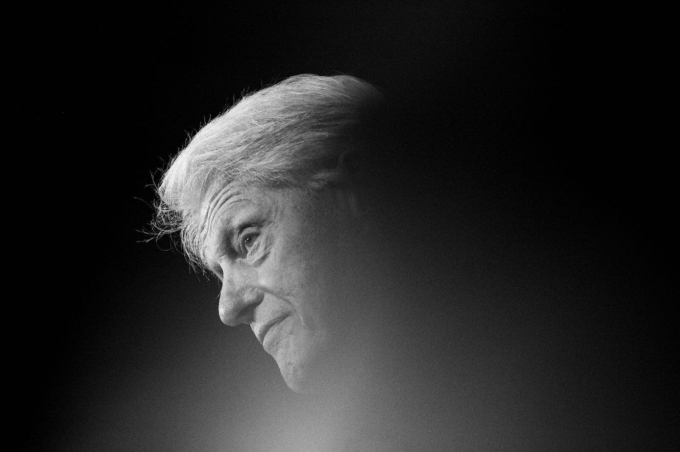 Former President Bill Clinton speaks in support of New York Gov. Kathy Hochul at a campaign rally, Saturday, Nov. 5, 2022, in Brooklyn, N.Y. Photo by Julius Constantine Motal