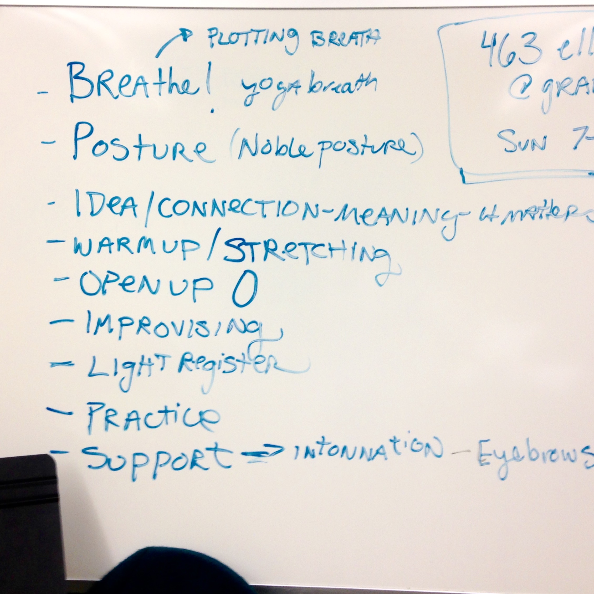 The last class round up of singing skills