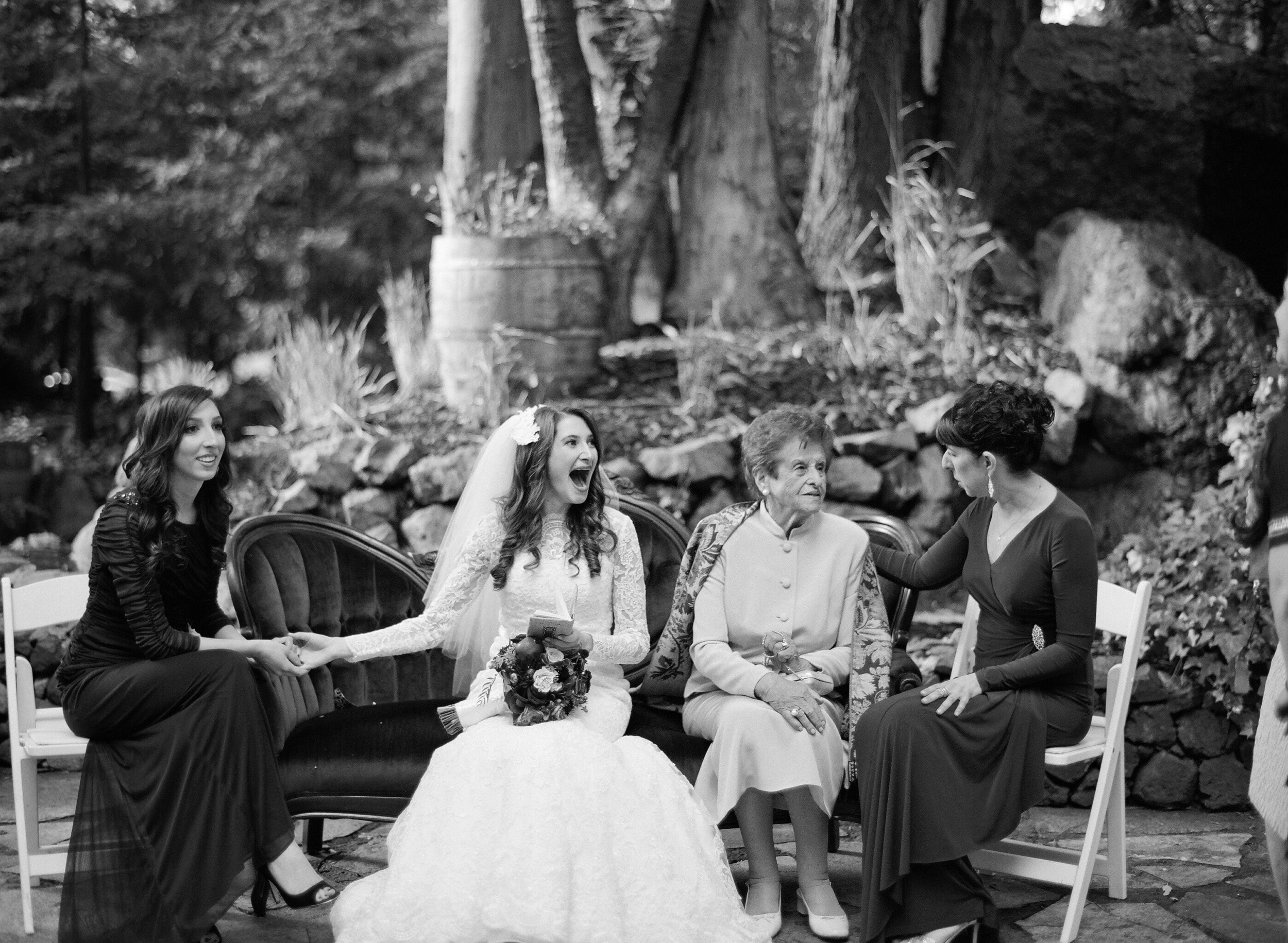 Top destination wedding photographer photographs Orthodox Jewish wedding at Calamigos Ranch California Wedding