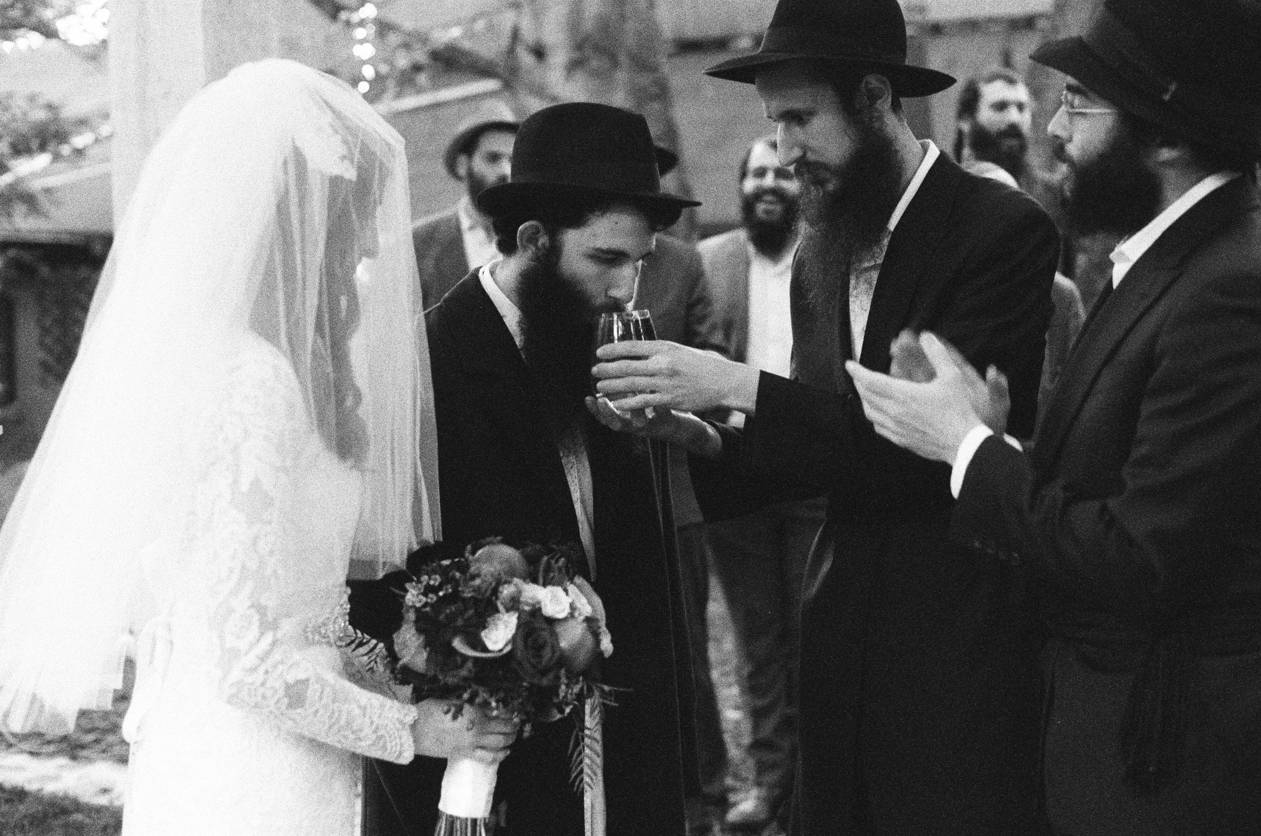 Top destination wedding photographer photographs Orthodox Jewish wedding at Calamigos Ranch California Wedding