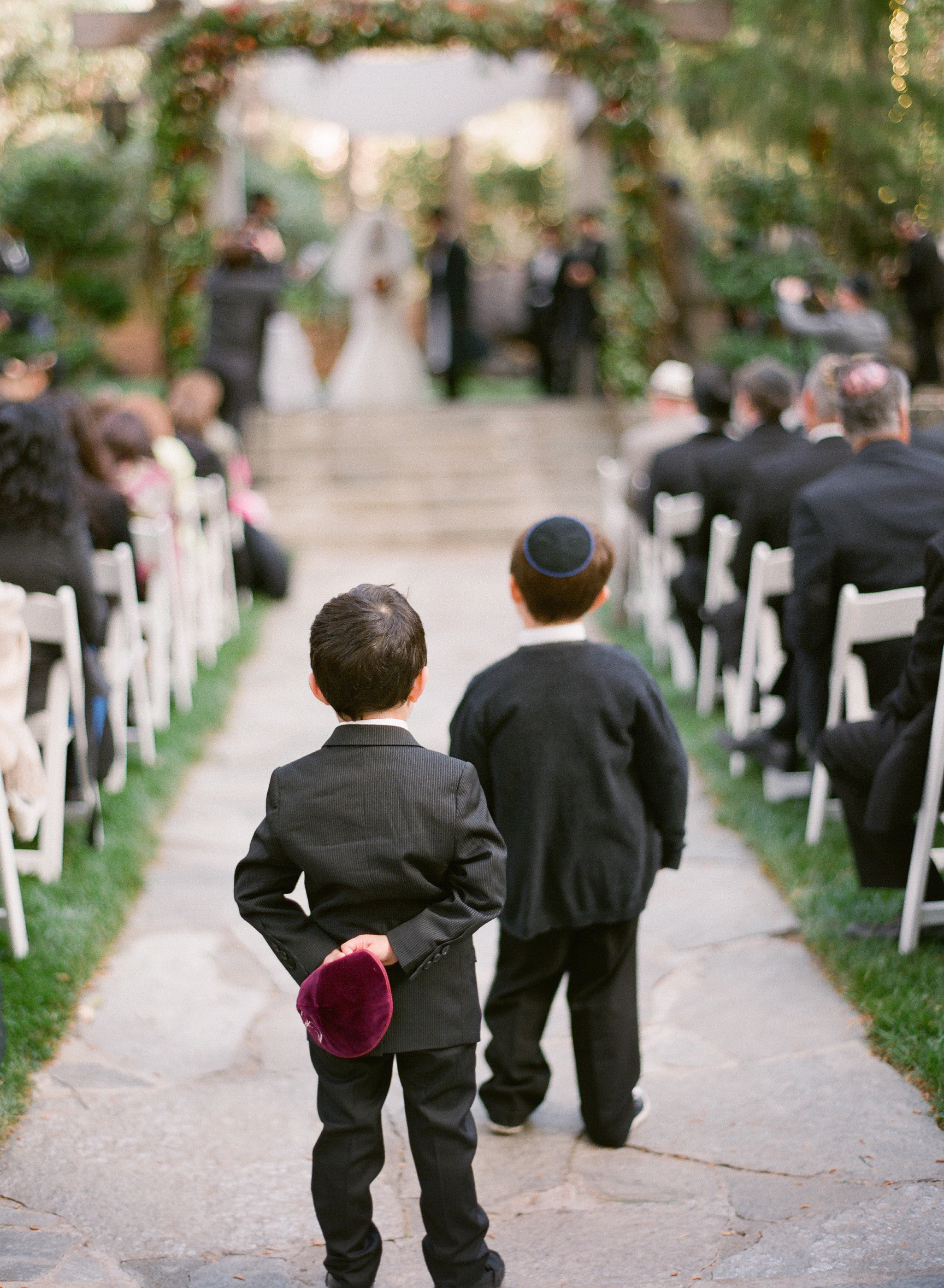 Top destination wedding photographer photographs Orthodox Jewish wedding at Calamigos Ranch California Wedding
