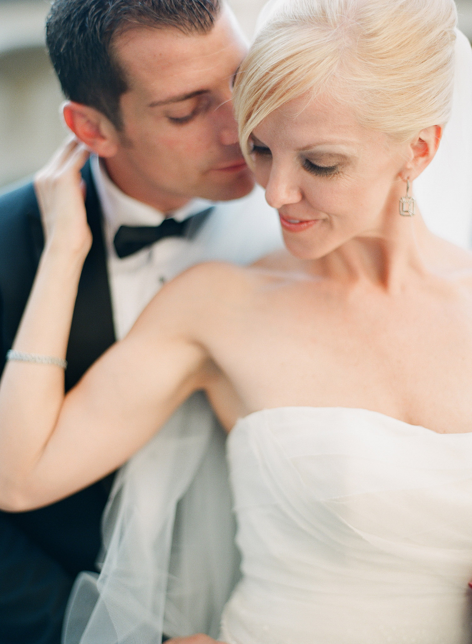 bride and groom pose at their Destination Italian Wedding at the Villa Terrace, a favorite Italian Wedding venue of Destination wedding photographer Lexia Frank, who is a film photographer for luxury weddings