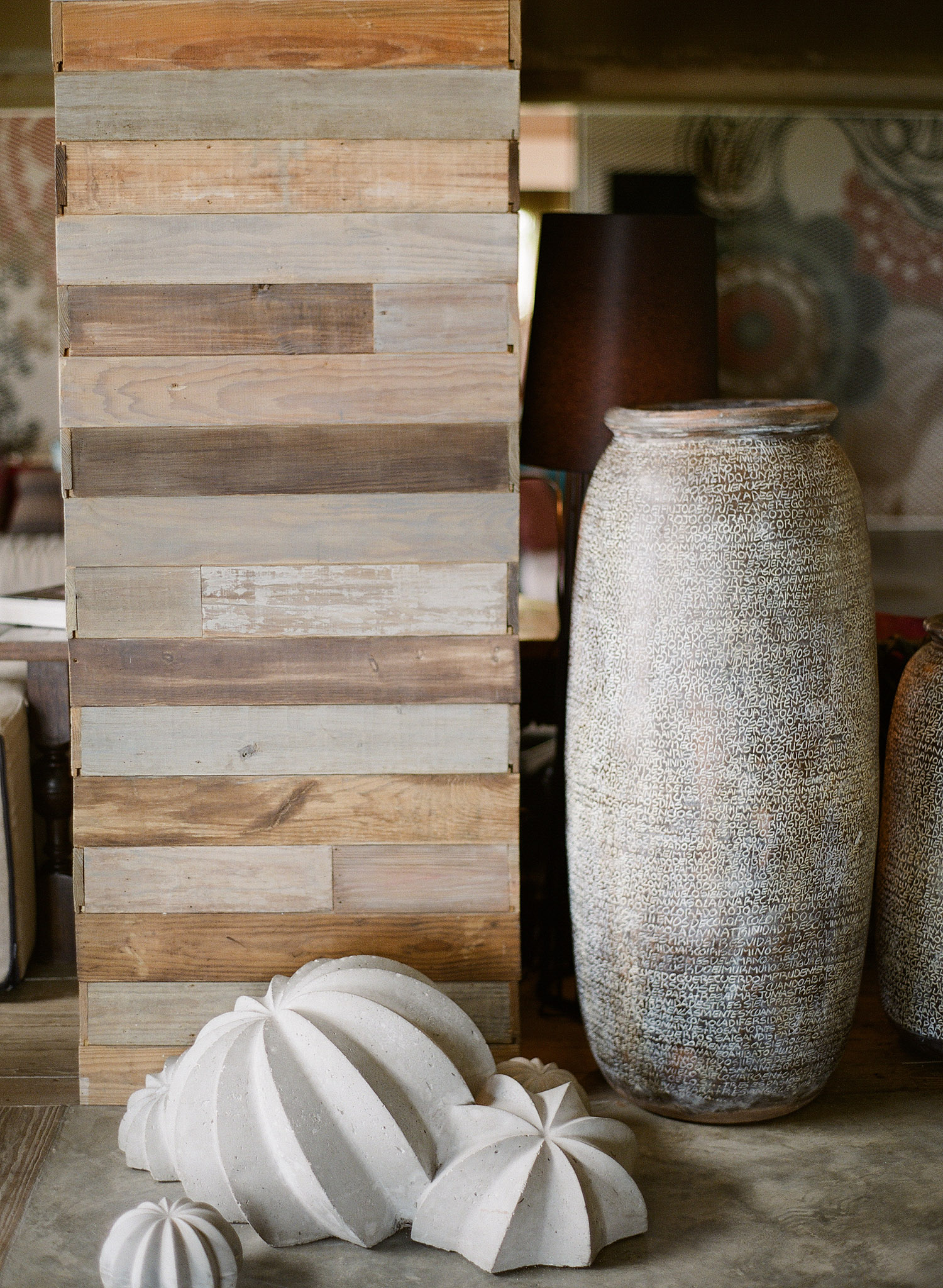 Destination Wedding Photographer Lexia Frank photographs this modern wedding at the W hotel in vieques island wedding- inside the W hotel there are modern cement sculptures and reclaimed wood walls. Lexia is a wedding film photographer focusing on destination weddings worldwide 