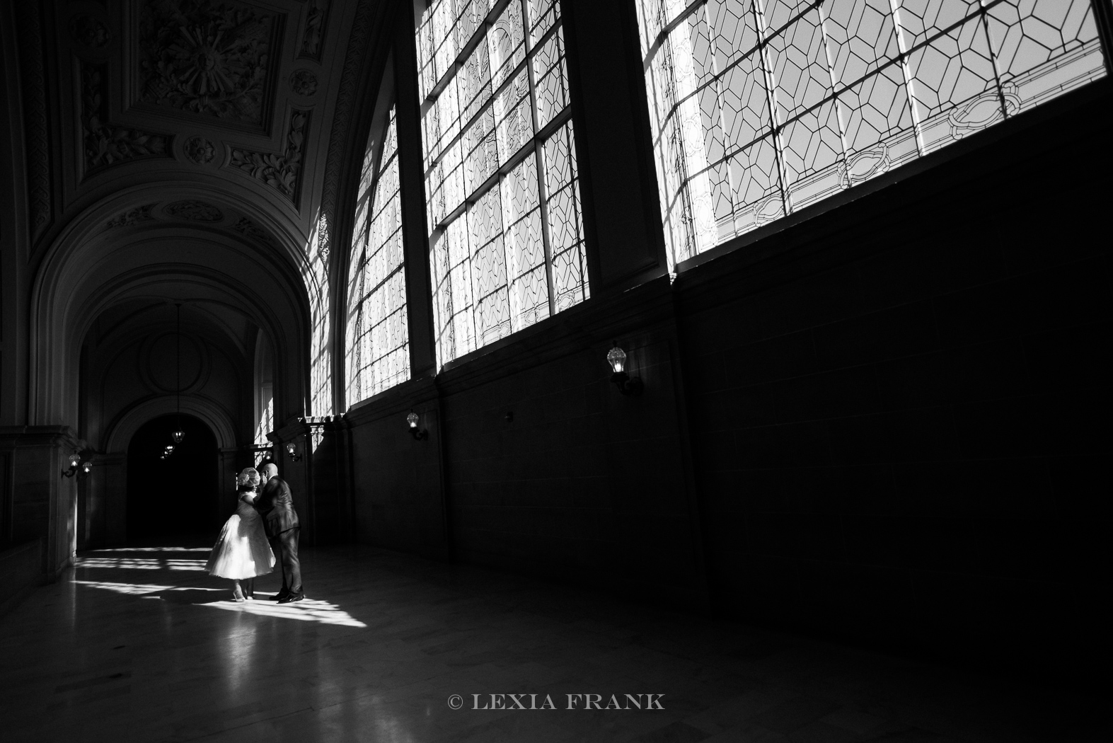 Destination wedding photographer Lexia Frank - a portland oregon fine art film photographer - photographs this san francisco city hall wedding in san francisco in film www.lexiafrank.com